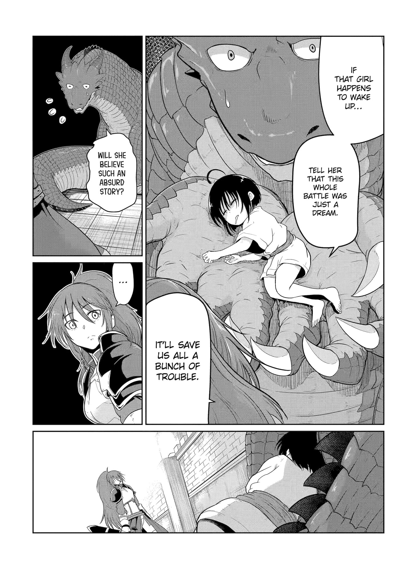 Yowai 5000-nen no Soushoku Dragon, Iwarenaki Jaryuu Nintei: Yada Kono Ikenie, Hito no Hanashi o Kiite Kurenai Chapter 4 page 35 - 