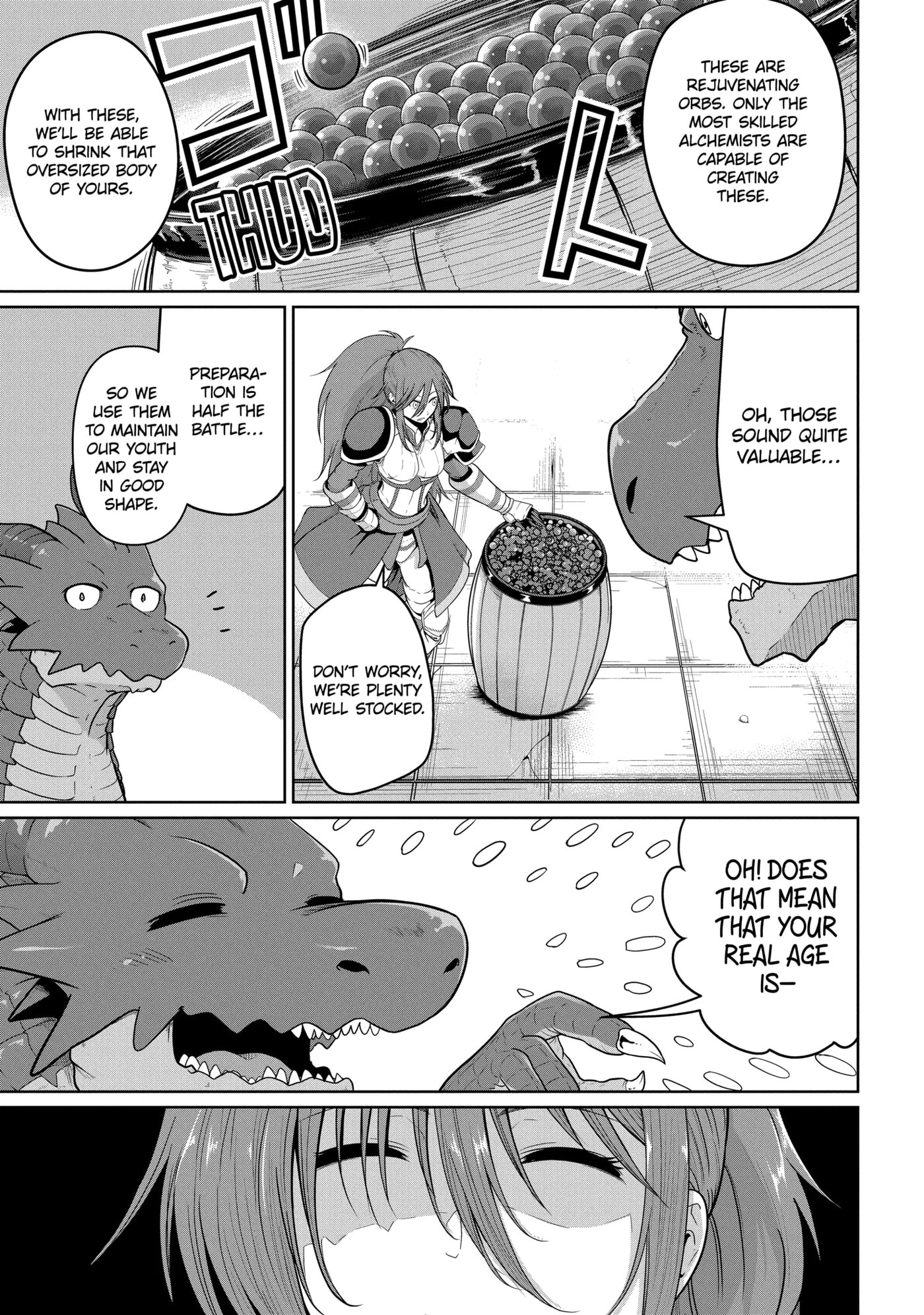 Yowai 5000-nen no Soushoku Dragon, Iwarenaki Jaryuu Nintei: Yada Kono Ikenie, Hito no Hanashi o Kiite Kurenai Chapter 5.1 page 1 - 