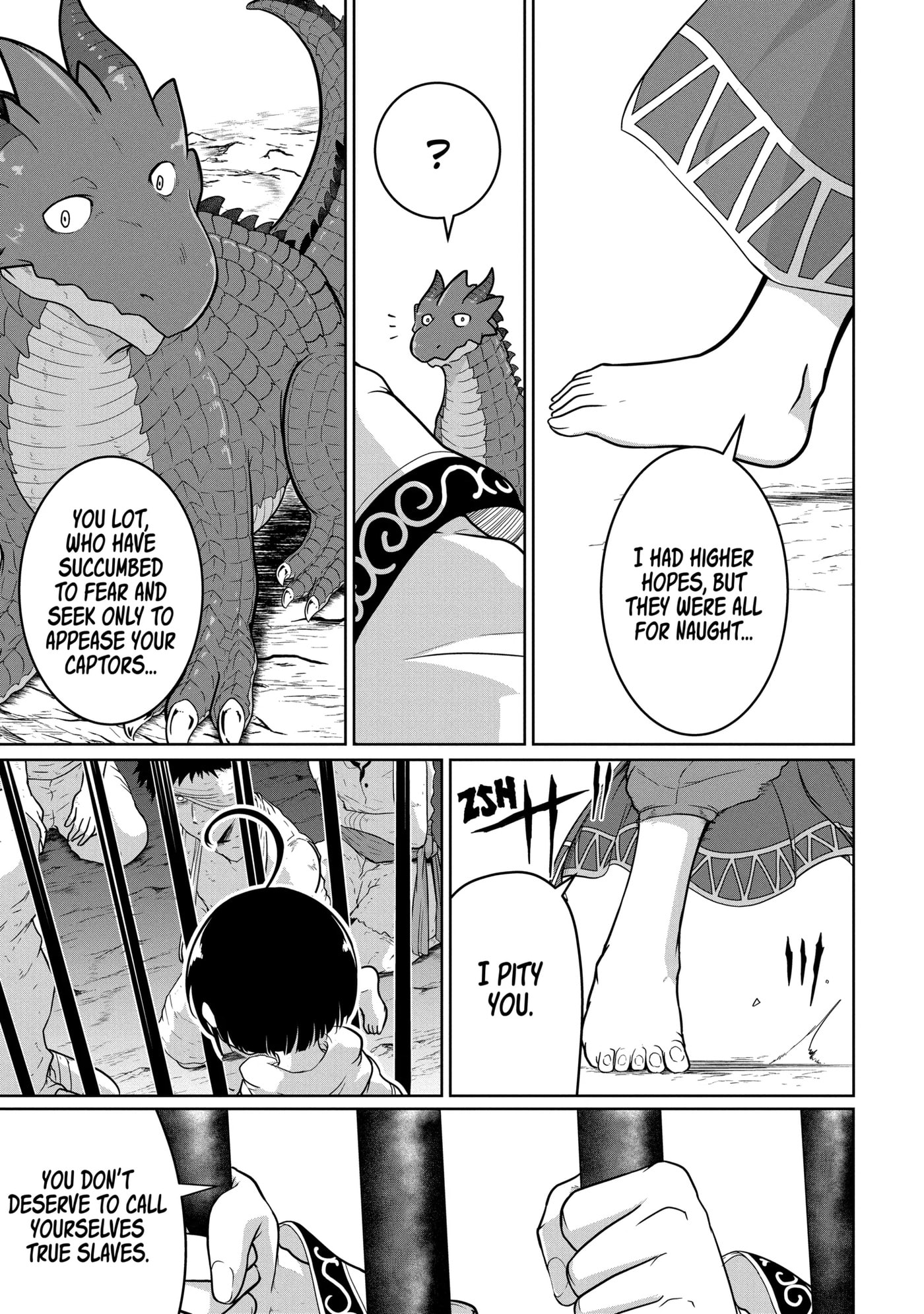 Yowai 5000-nen no Soushoku Dragon, Iwarenaki Jaryuu Nintei: Yada Kono Ikenie, Hito no Hanashi o Kiite Kurenai Chapter 5.2 page 11 - 