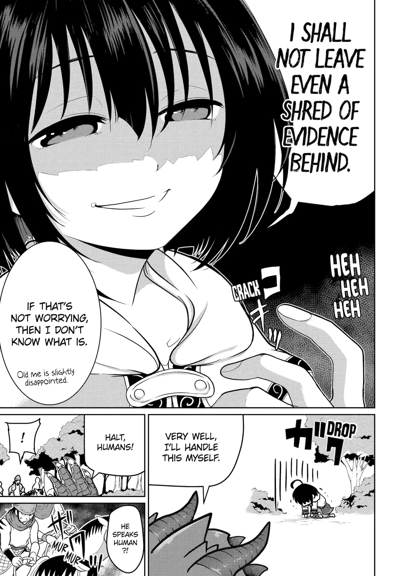 Yowai 5000-nen no Soushoku Dragon, Iwarenaki Jaryuu Nintei: Yada Kono Ikenie, Hito no Hanashi o Kiite Kurenai Chapter 5 page 14 - 