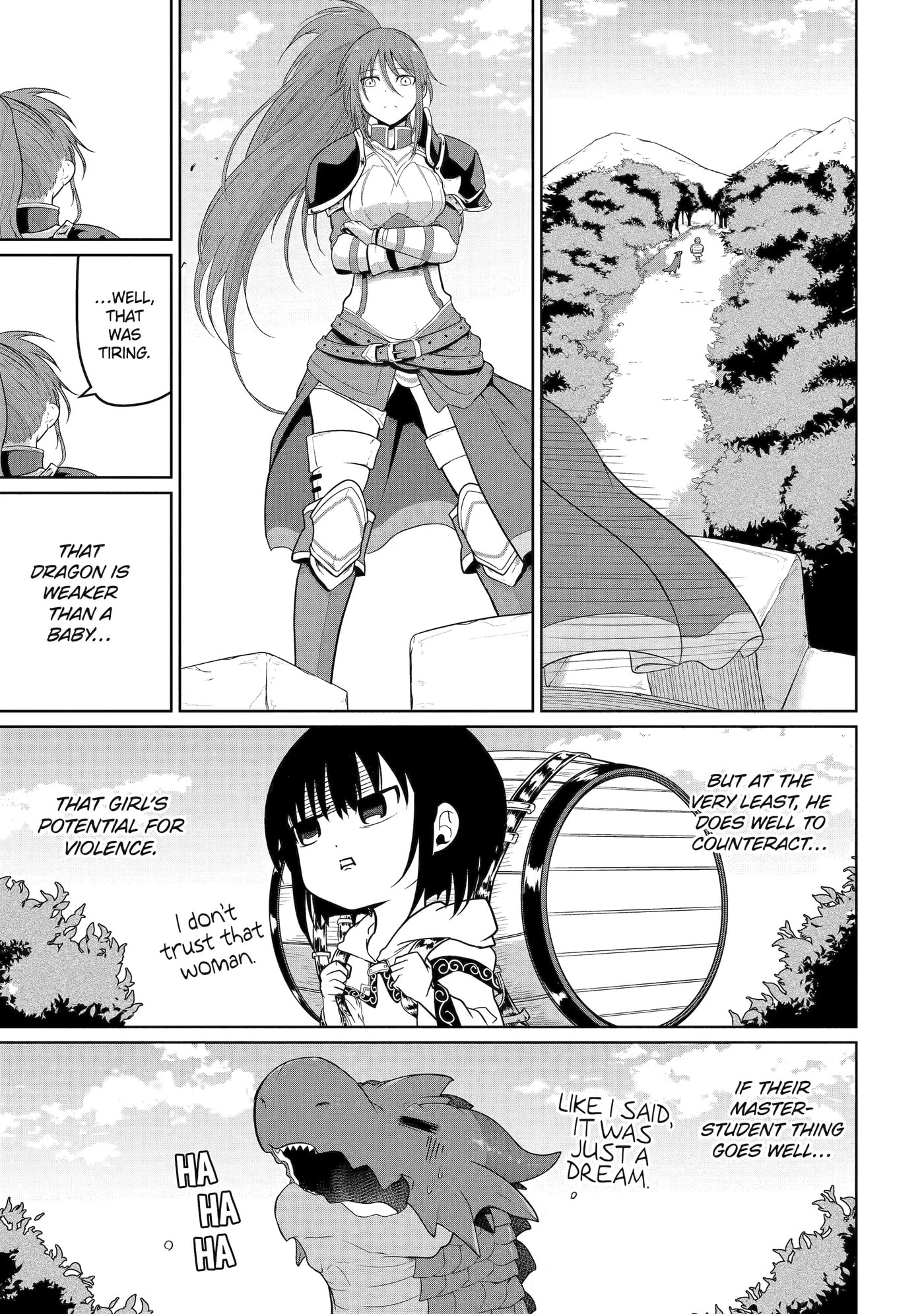 Yowai 5000-nen no Soushoku Dragon, Iwarenaki Jaryuu Nintei: Yada Kono Ikenie, Hito no Hanashi o Kiite Kurenai Chapter 5 page 8 - 