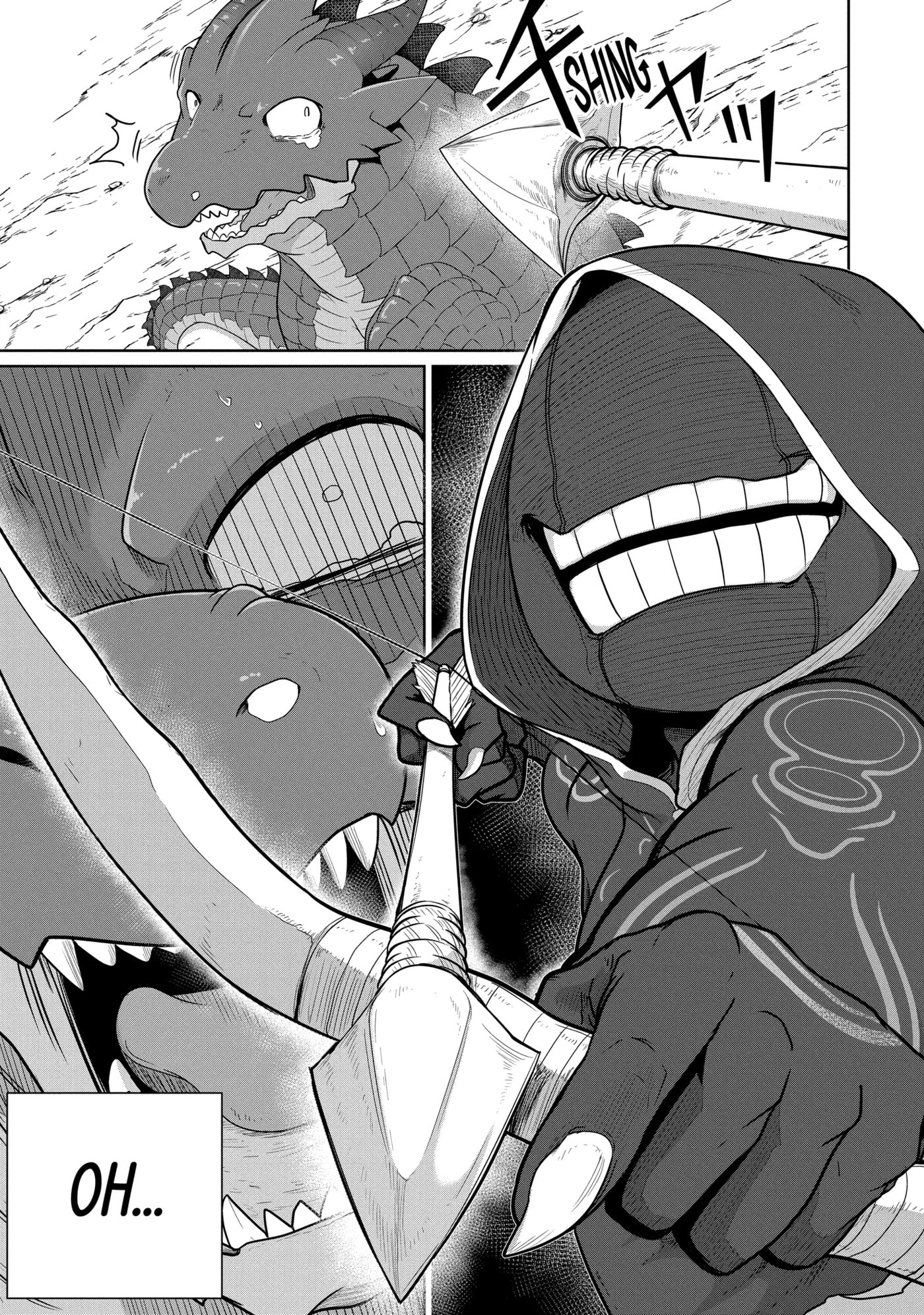 Yowai 5000-nen no Soushoku Dragon, Iwarenaki Jaryuu Nintei: Yada Kono Ikenie, Hito no Hanashi o Kiite Kurenai Chapter 6.1 page 8 - 