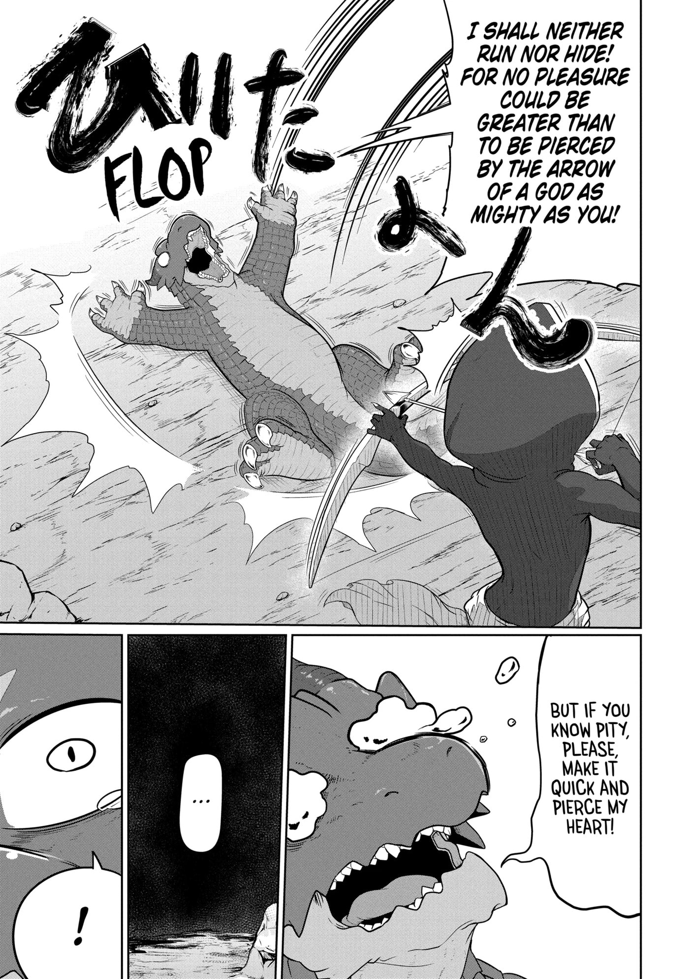 Yowai 5000-nen no Soushoku Dragon, Iwarenaki Jaryuu Nintei: Yada Kono Ikenie, Hito no Hanashi o Kiite Kurenai Chapter 6.2 page 1 - 