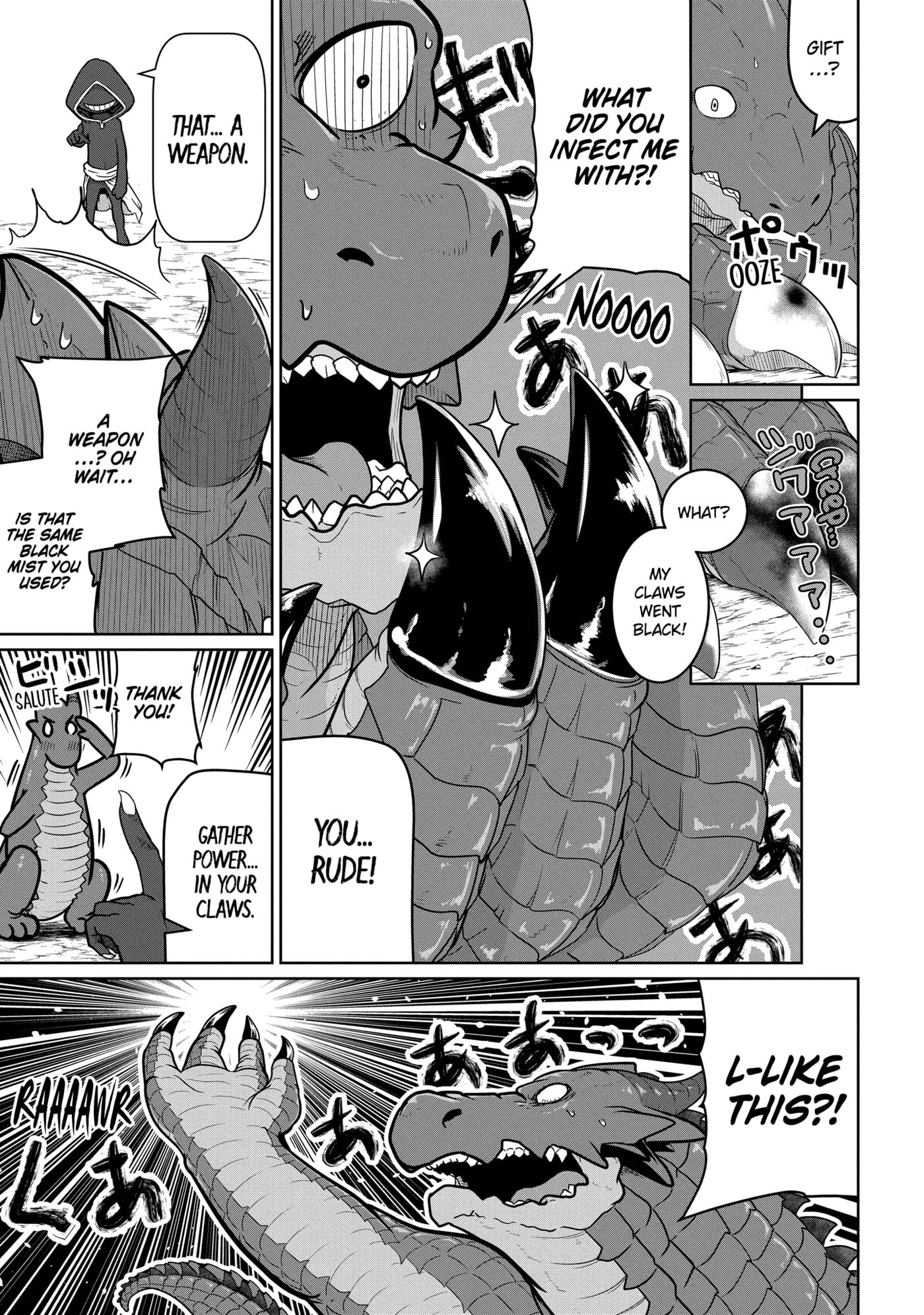 Yowai 5000-nen no Soushoku Dragon, Iwarenaki Jaryuu Nintei: Yada Kono Ikenie, Hito no Hanashi o Kiite Kurenai Chapter 6.3 page 6 - 