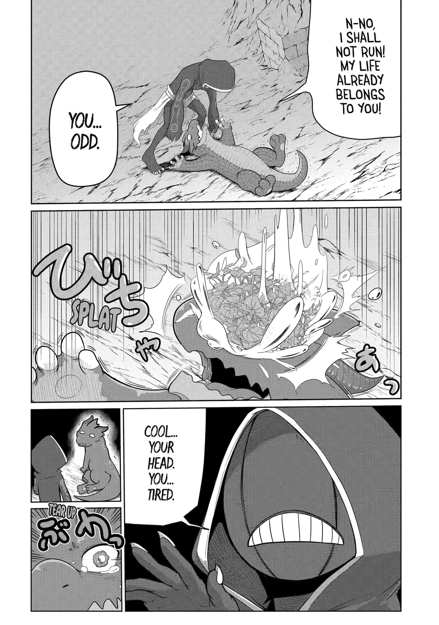 Yowai 5000-nen no Soushoku Dragon, Iwarenaki Jaryuu Nintei: Yada Kono Ikenie, Hito no Hanashi o Kiite Kurenai Chapter 6 page 13 - 