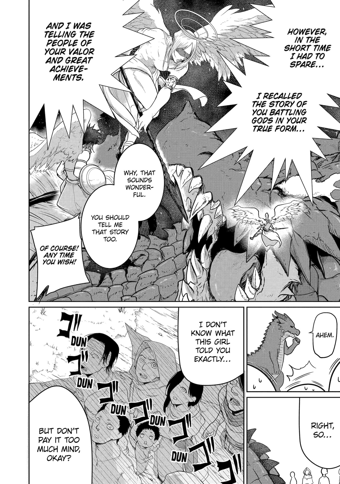 Yowai 5000-nen no Soushoku Dragon, Iwarenaki Jaryuu Nintei: Yada Kono Ikenie, Hito no Hanashi o Kiite Kurenai Chapter 6 page 33 - 