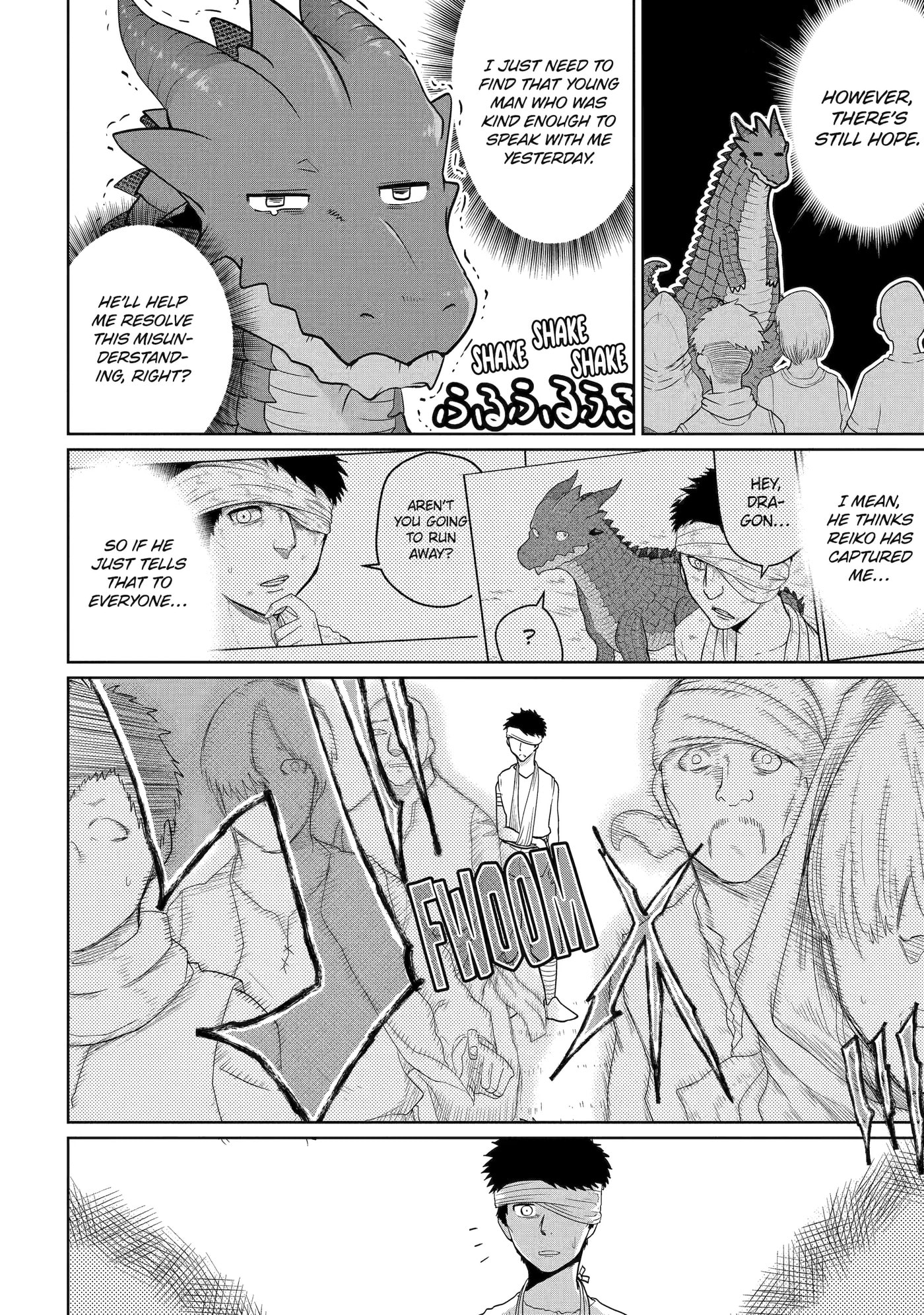 Yowai 5000-nen no Soushoku Dragon, Iwarenaki Jaryuu Nintei: Yada Kono Ikenie, Hito no Hanashi o Kiite Kurenai Chapter 6 page 35 - 