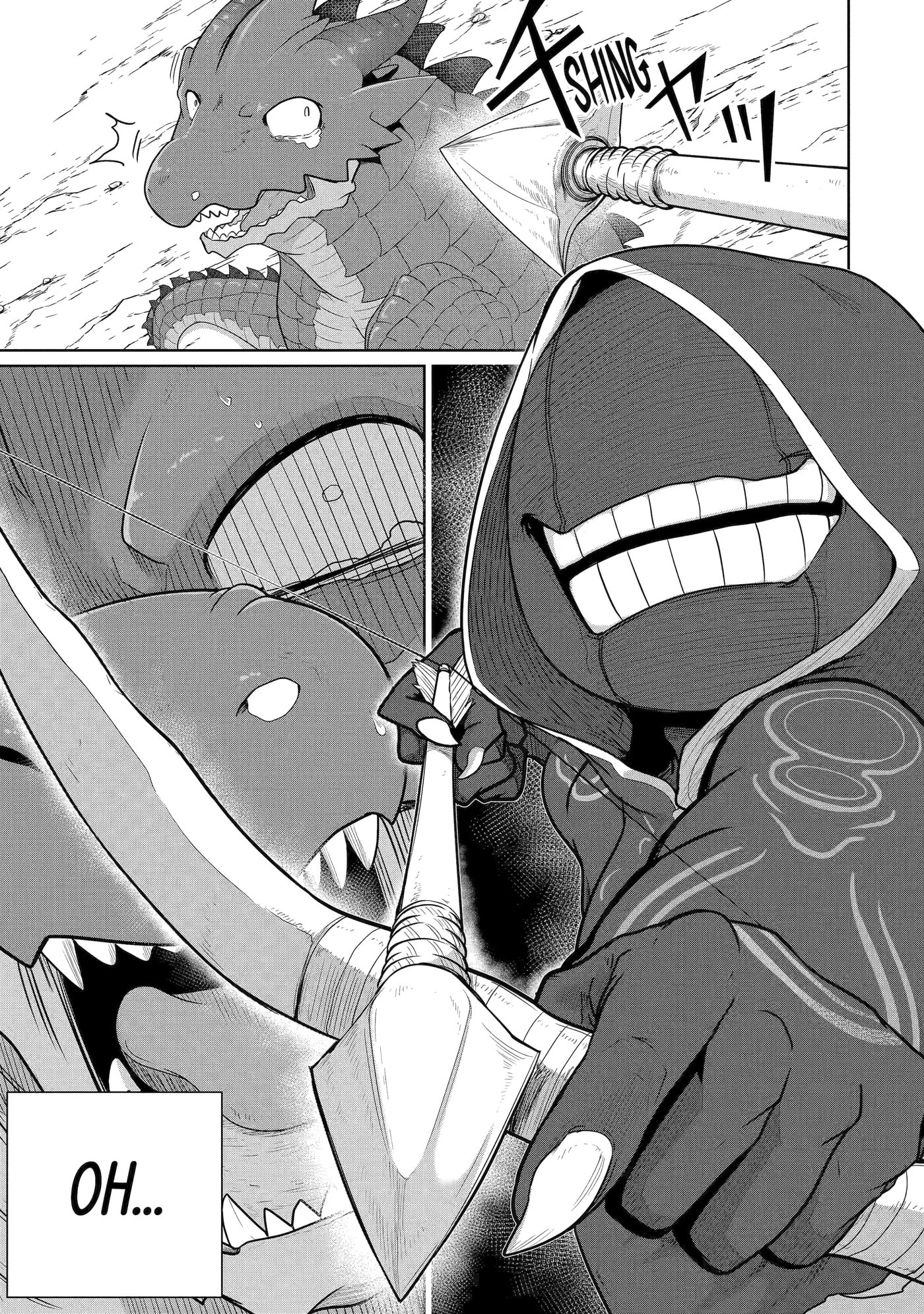 Yowai 5000-nen no Soushoku Dragon, Iwarenaki Jaryuu Nintei: Yada Kono Ikenie, Hito no Hanashi o Kiite Kurenai Chapter 6 page 7 - 