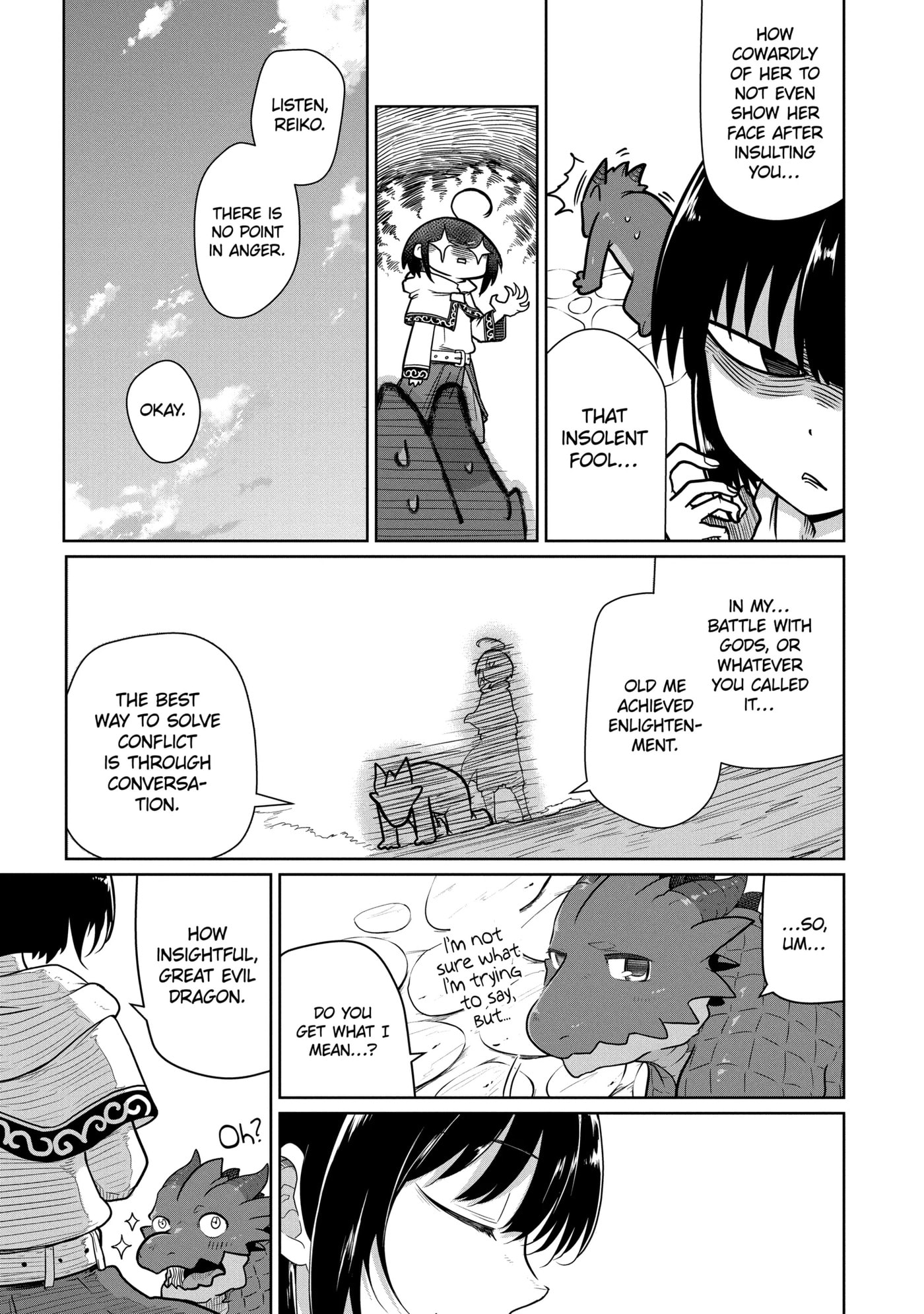 Yowai 5000-nen no Soushoku Dragon, Iwarenaki Jaryuu Nintei: Yada Kono Ikenie, Hito no Hanashi o Kiite Kurenai Chapter 7.2 page 6 - 