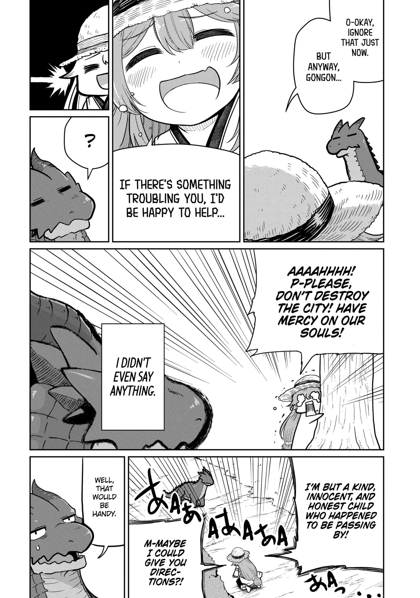 Yowai 5000-nen no Soushoku Dragon, Iwarenaki Jaryuu Nintei: Yada Kono Ikenie, Hito no Hanashi o Kiite Kurenai Chapter 7.4 page 3 - 