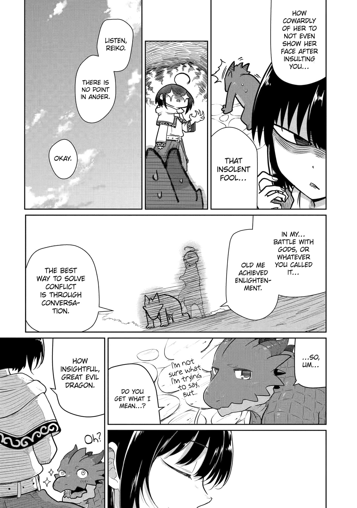 Yowai 5000-nen no Soushoku Dragon, Iwarenaki Jaryuu Nintei: Yada Kono Ikenie, Hito no Hanashi o Kiite Kurenai Chapter 7 page 16 - 