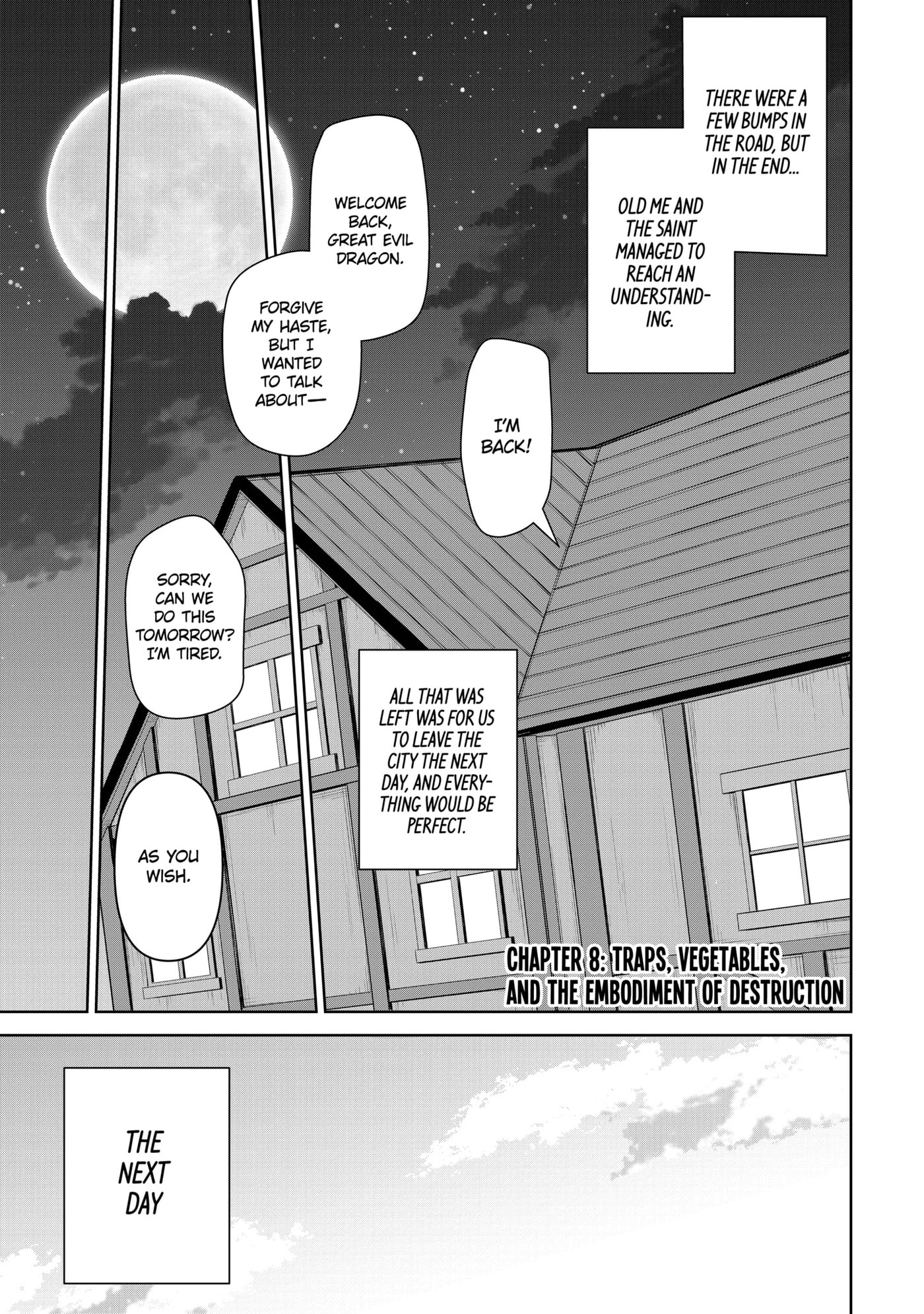 Yowai 5000-nen no Soushoku Dragon, Iwarenaki Jaryuu Nintei: Yada Kono Ikenie, Hito no Hanashi o Kiite Kurenai Chapter 8.1 page 1 - 