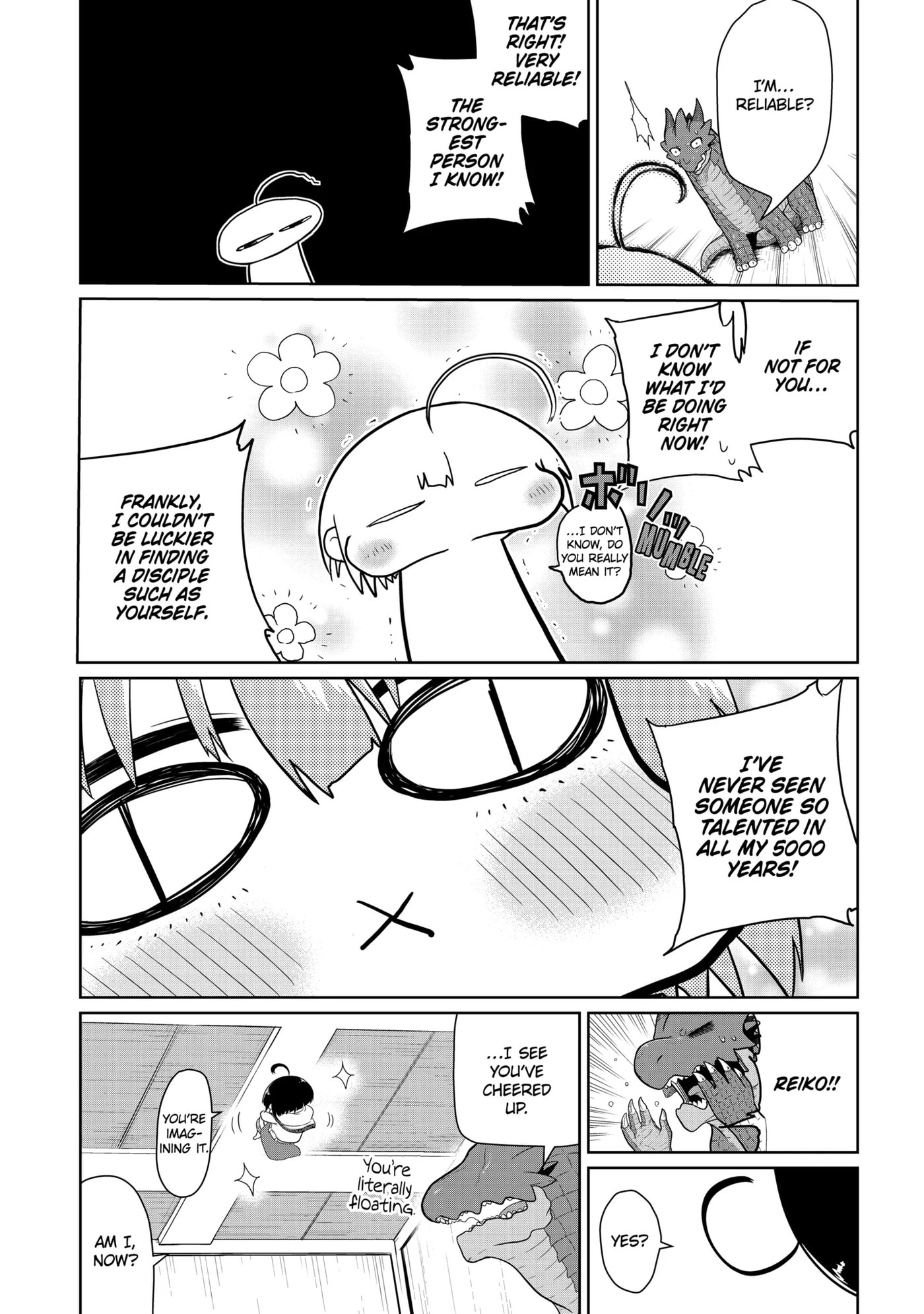 Yowai 5000-nen no Soushoku Dragon, Iwarenaki Jaryuu Nintei: Yada Kono Ikenie, Hito no Hanashi o Kiite Kurenai Chapter 8.1 page 9 - 