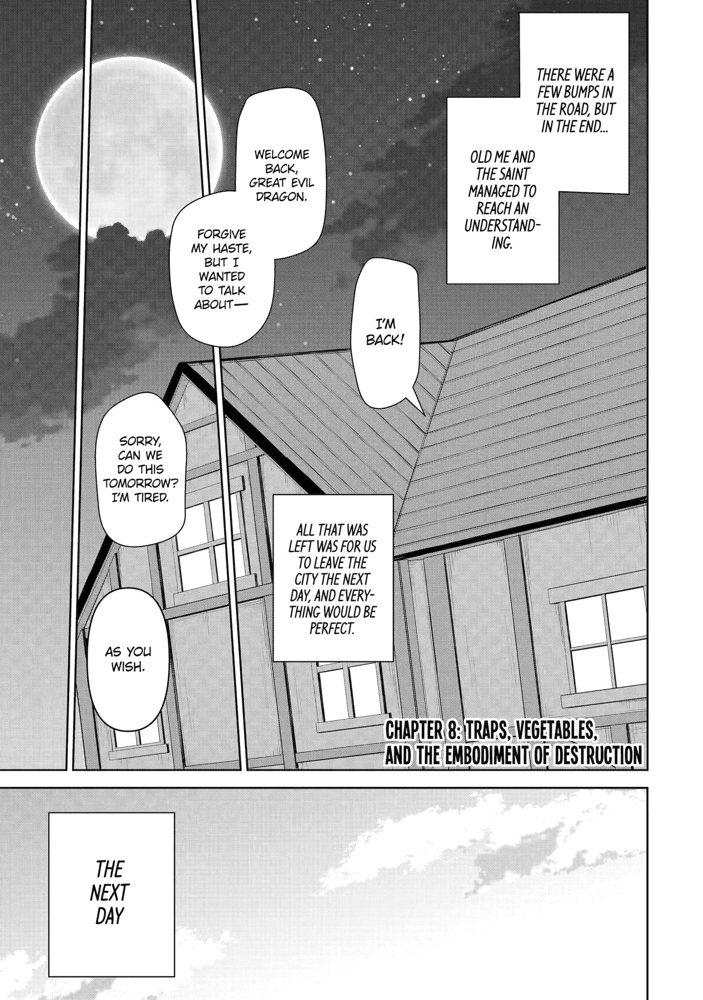 Yowai 5000-nen no Soushoku Dragon, Iwarenaki Jaryuu Nintei: Yada Kono Ikenie, Hito no Hanashi o Kiite Kurenai Chapter 8 page 1 - 