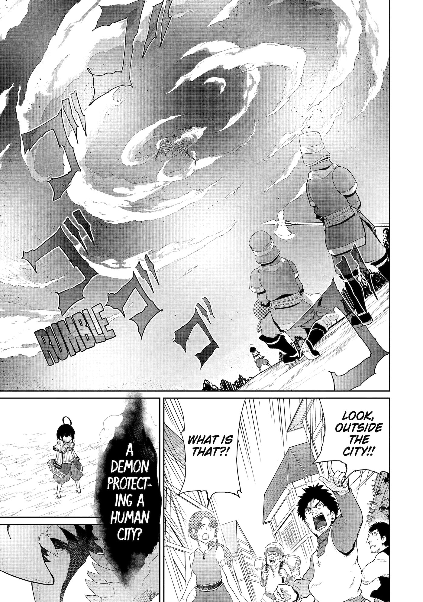 Yowai 5000-nen no Soushoku Dragon, Iwarenaki Jaryuu Nintei: Yada Kono Ikenie, Hito no Hanashi o Kiite Kurenai Chapter 8 page 28 - 