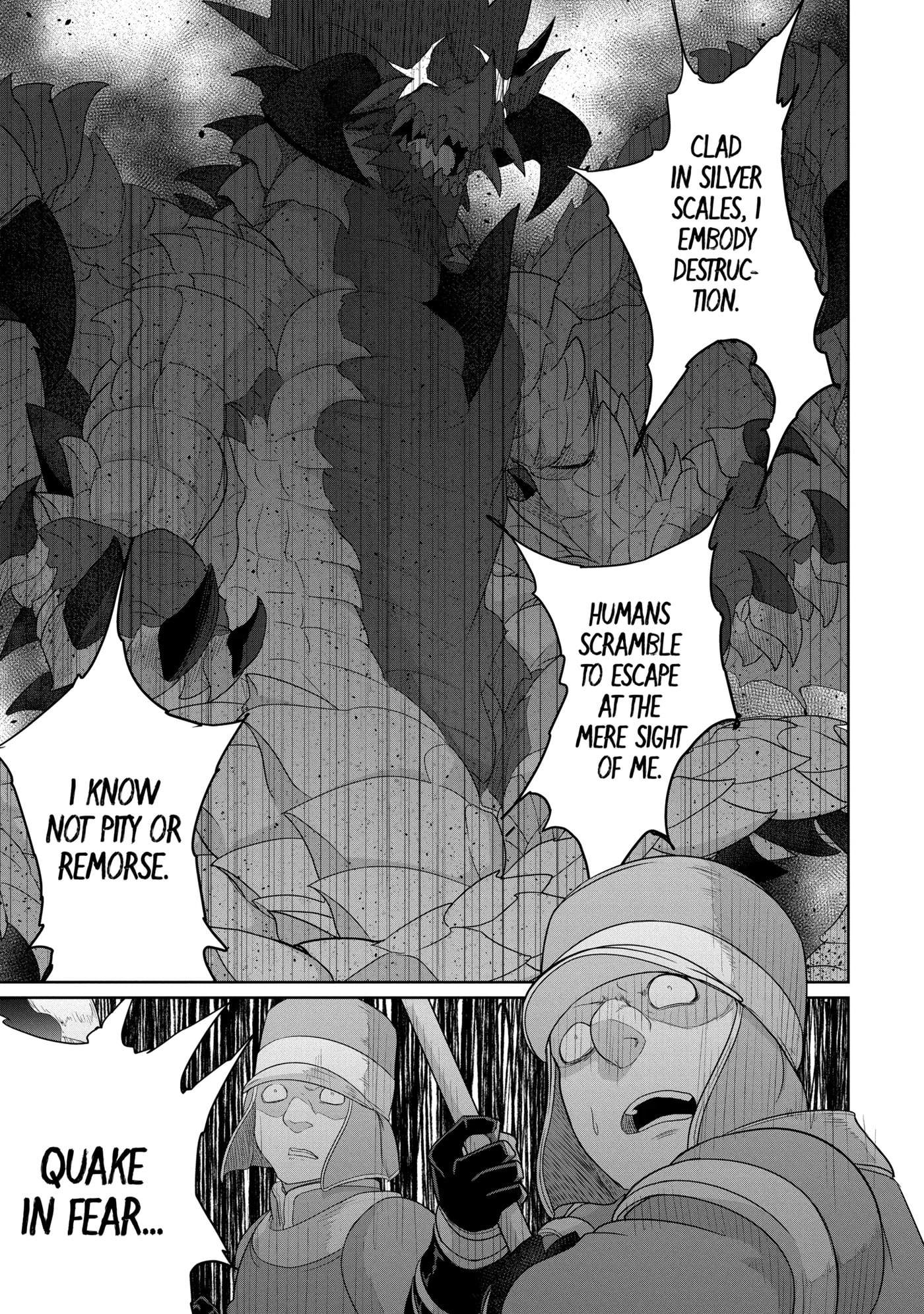 Yowai 5000-nen no Soushoku Dragon, Iwarenaki Jaryuu Nintei: Yada Kono Ikenie, Hito no Hanashi o Kiite Kurenai Chapter 9.1 page 1 - 