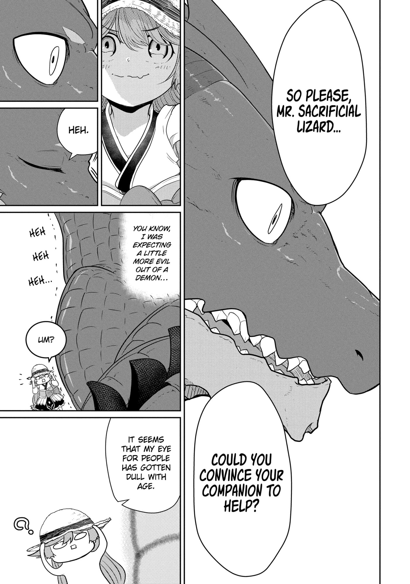 Yowai 5000-nen no Soushoku Dragon, Iwarenaki Jaryuu Nintei: Yada Kono Ikenie, Hito no Hanashi o Kiite Kurenai Chapter 9.4 page 3 - 
