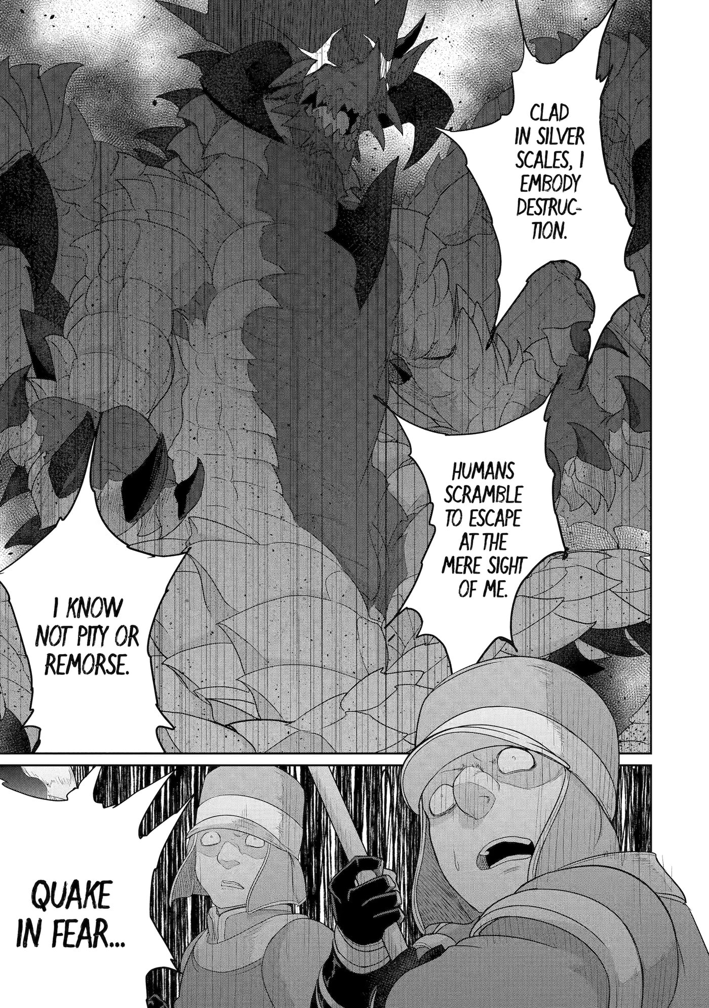 Yowai 5000-nen no Soushoku Dragon, Iwarenaki Jaryuu Nintei: Yada Kono Ikenie, Hito no Hanashi o Kiite Kurenai Chapter 9 page 1 - 