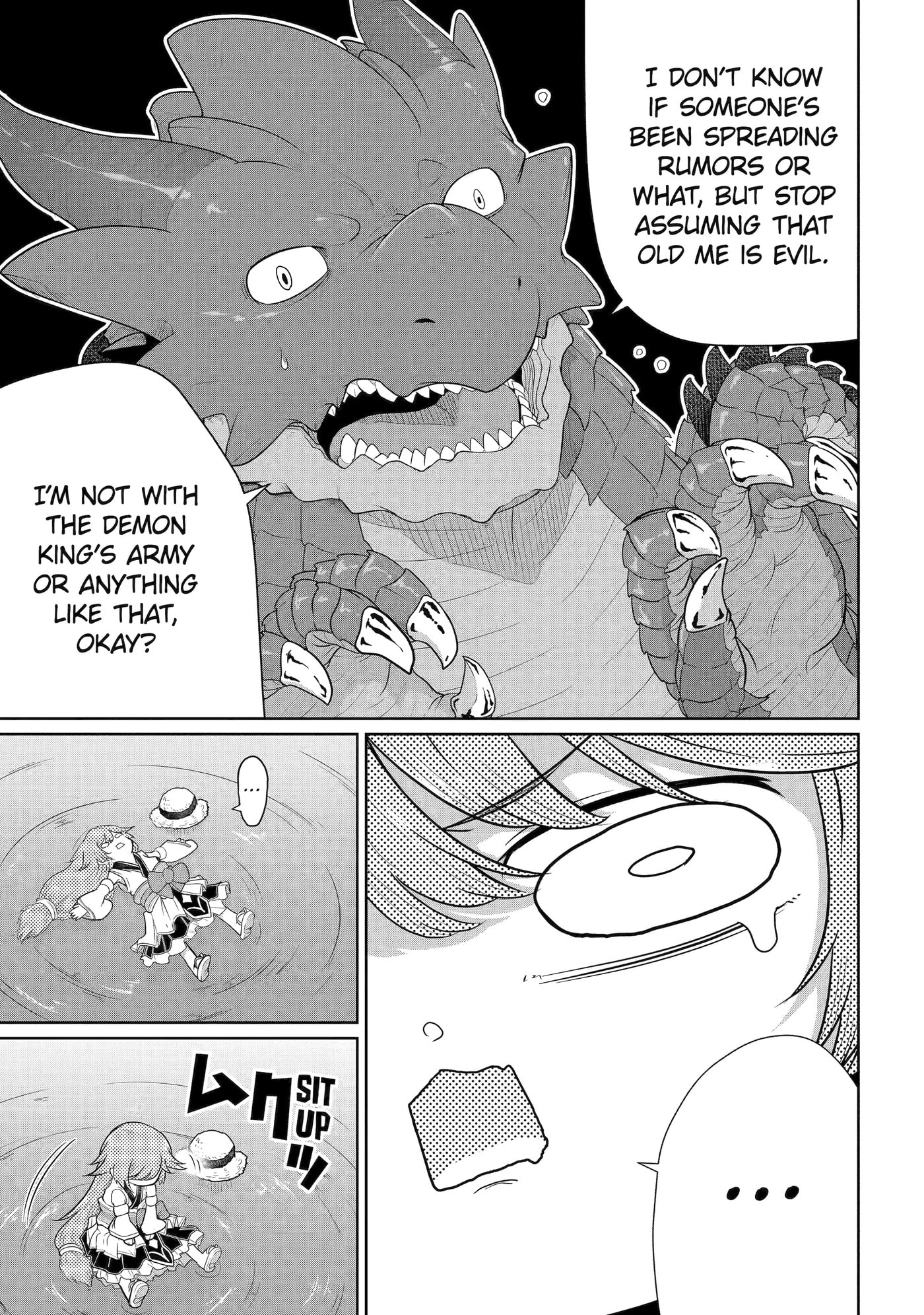 Yowai 5000-nen no Soushoku Dragon, Iwarenaki Jaryuu Nintei: Yada Kono Ikenie, Hito no Hanashi o Kiite Kurenai Chapter 9 page 24 - 