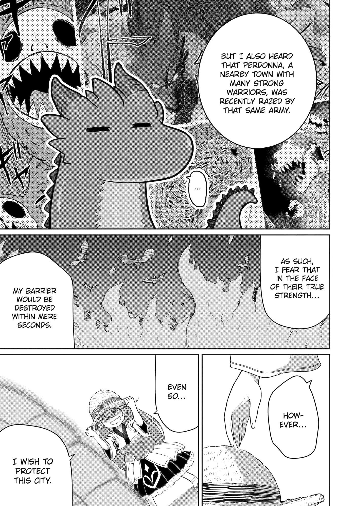 Yowai 5000-nen no Soushoku Dragon, Iwarenaki Jaryuu Nintei: Yada Kono Ikenie, Hito no Hanashi o Kiite Kurenai Chapter 9 page 28 - 