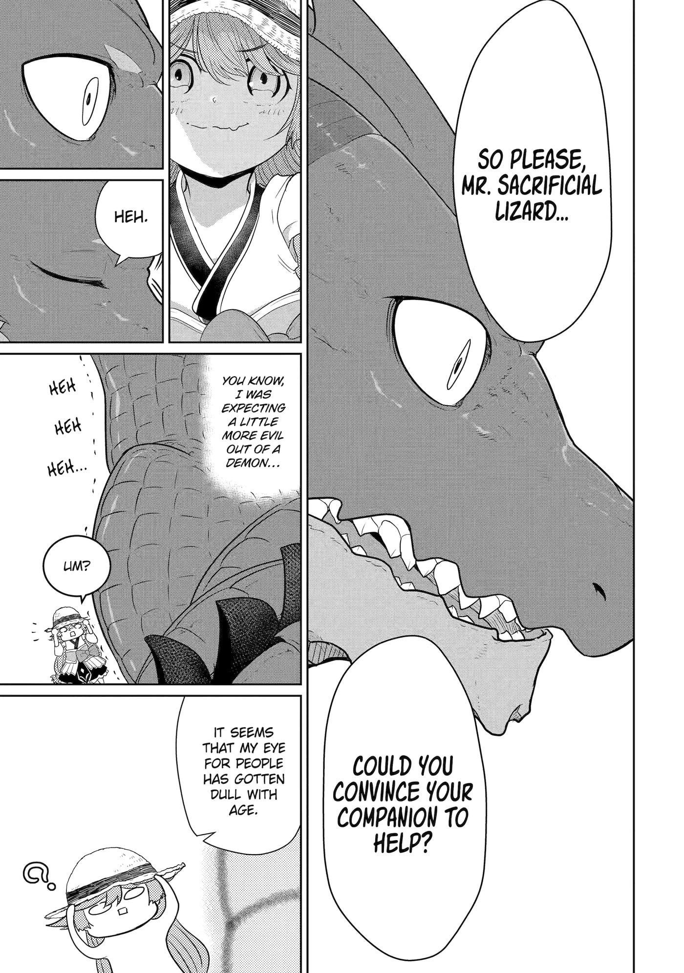 Yowai 5000-nen no Soushoku Dragon, Iwarenaki Jaryuu Nintei: Yada Kono Ikenie, Hito no Hanashi o Kiite Kurenai Chapter 9 page 30 - 