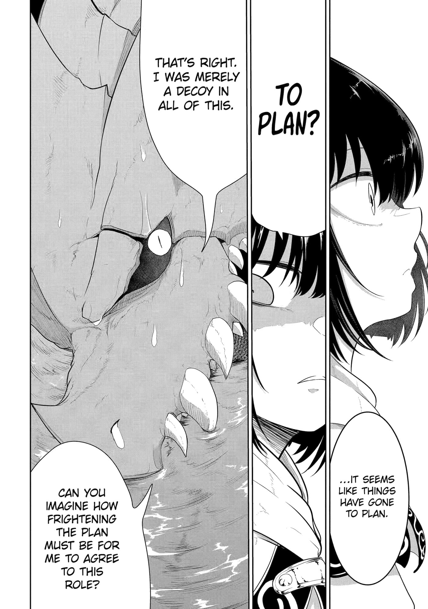 Yowai 5000-nen no Soushoku Dragon, Iwarenaki Jaryuu Nintei: Yada Kono Ikenie, Hito no Hanashi o Kiite Kurenai Chapter 9 page 4 - 