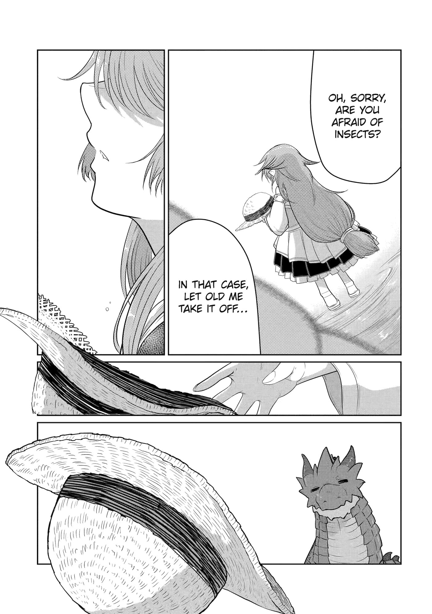 Yowai 5000-nen no Soushoku Dragon, Iwarenaki Jaryuu Nintei: Yada Kono Ikenie, Hito no Hanashi o Kiite Kurenai Chapter 9 page 34 - 