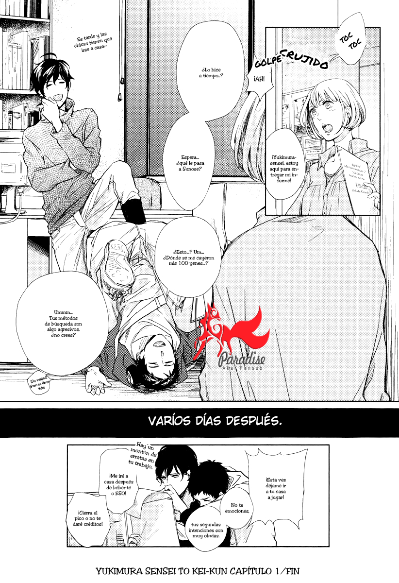 Yukimura-sensei to Kei-kun Chapter 1 page 21 - 