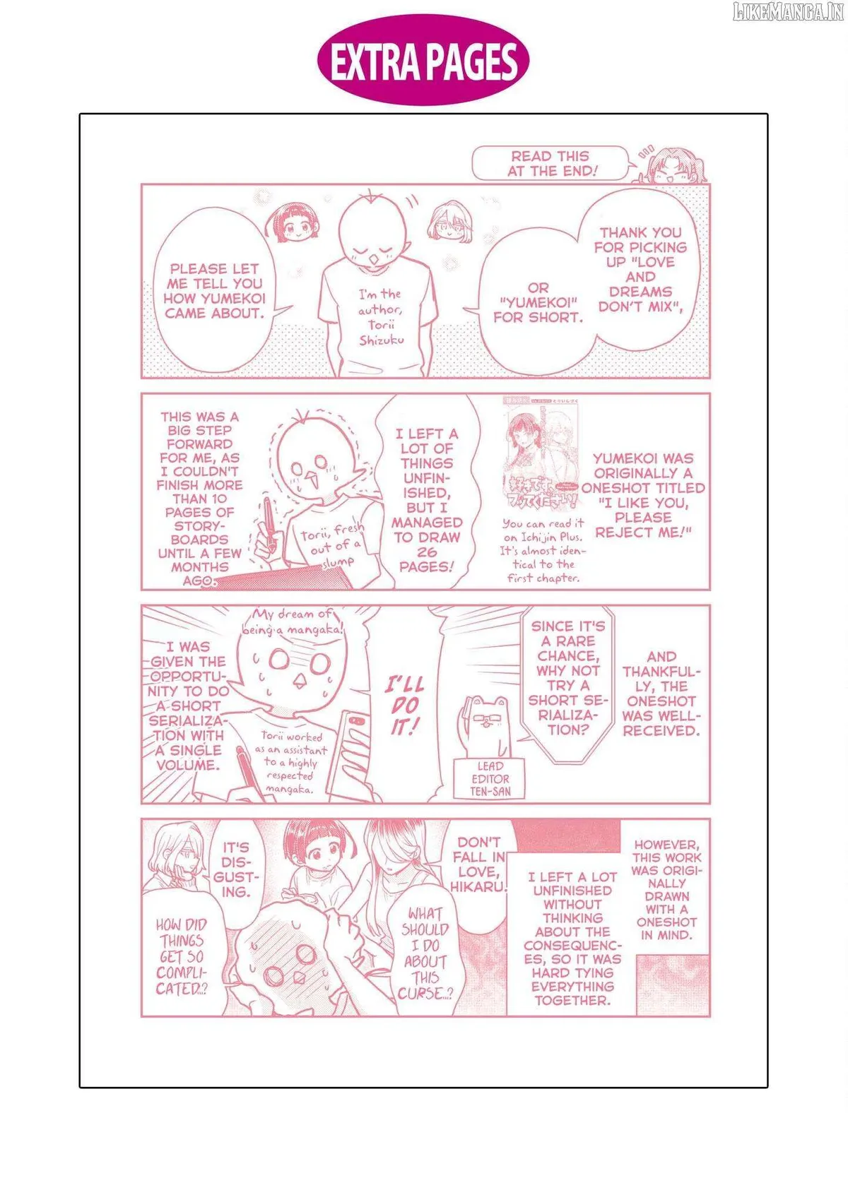 Yume to Koi dewa Tsuriawanai Chapter 8.5 page 20 - 