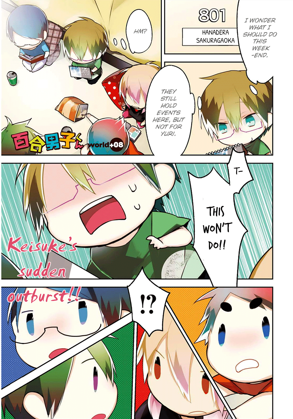 Yuri Danshi-kun Chapter 8 page 2 - 