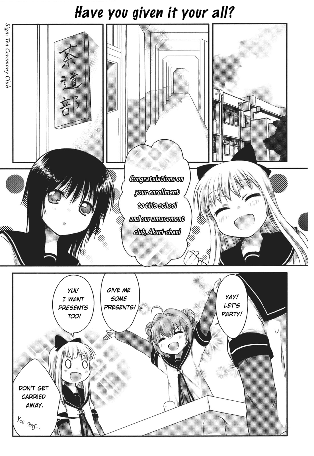 Yuru Yuri Chapter 1.1 page 6 - 