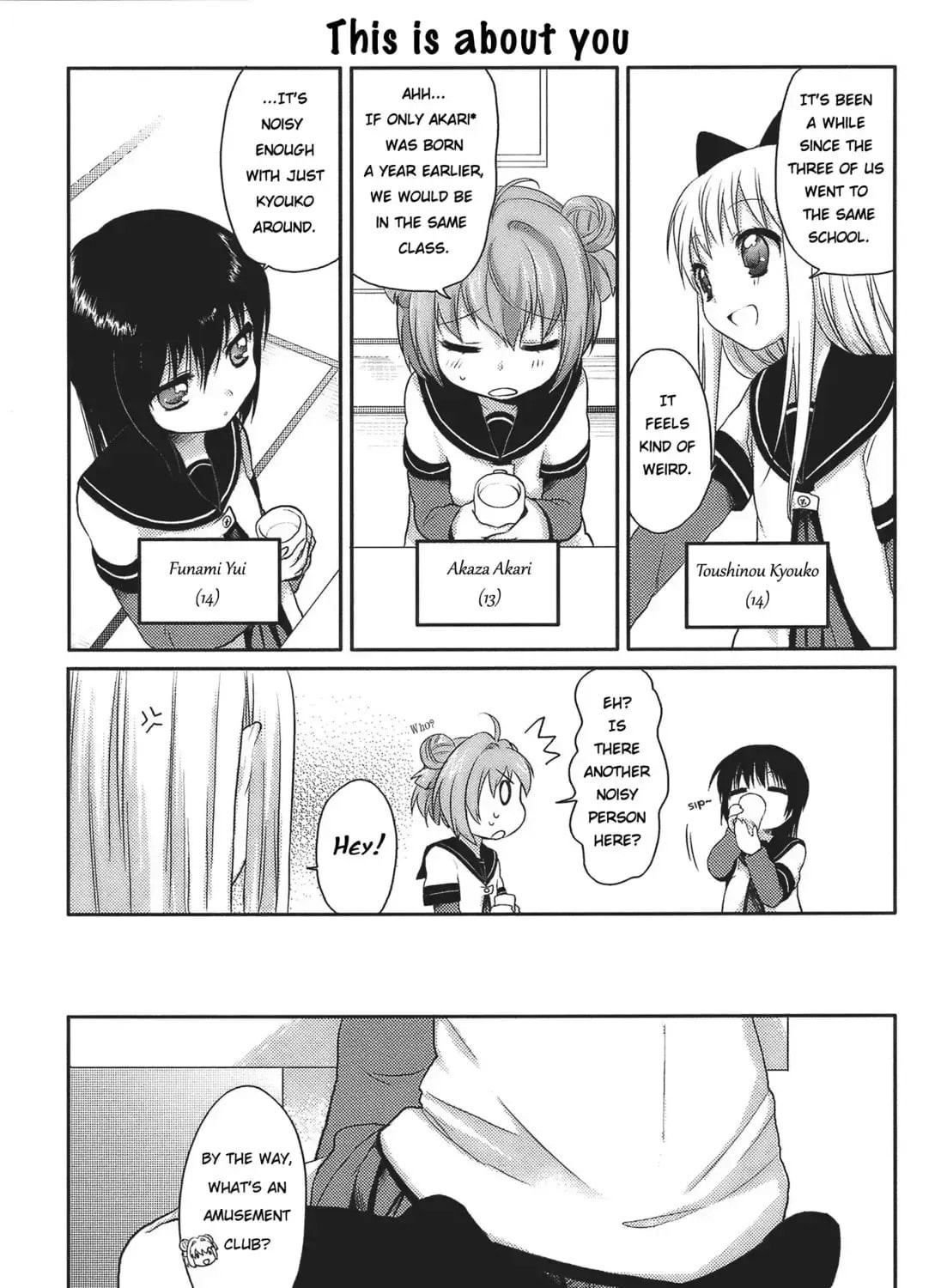 Yuru Yuri Chapter 1.3 page 15 - 