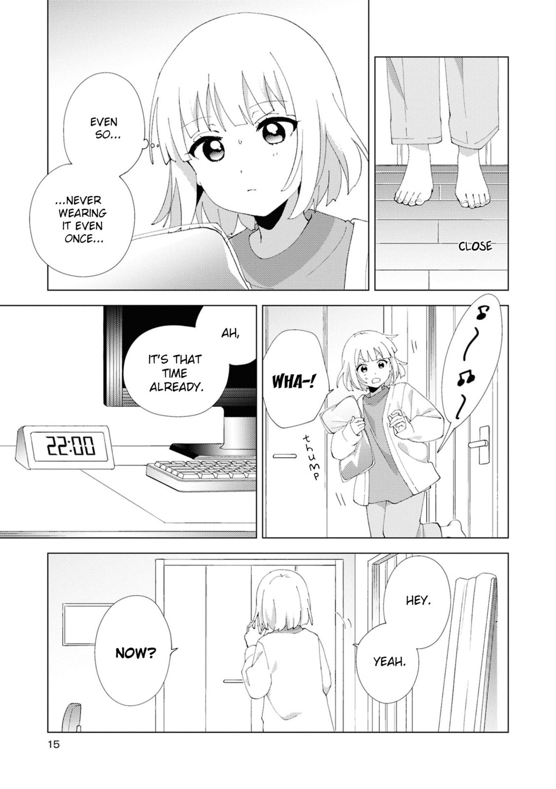 Yuru Yuri Chapter 208.6 page 15 - 