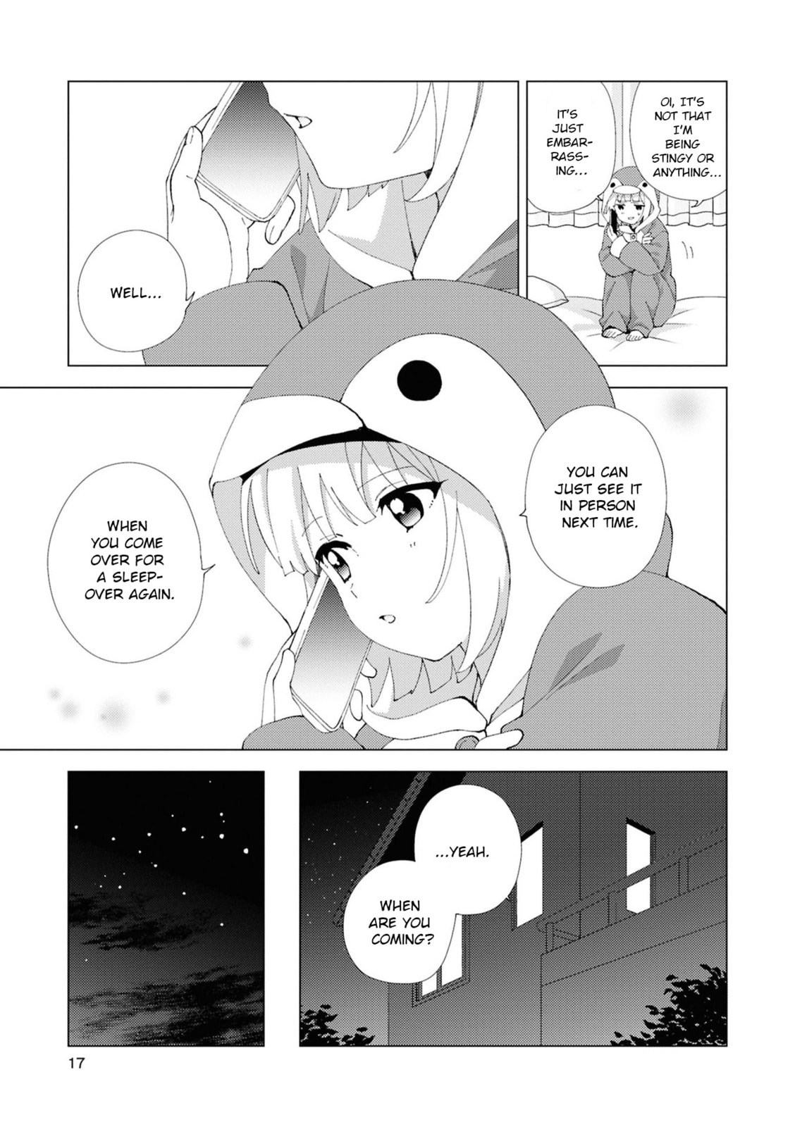 Yuru Yuri Chapter 208.6 page 17 - 