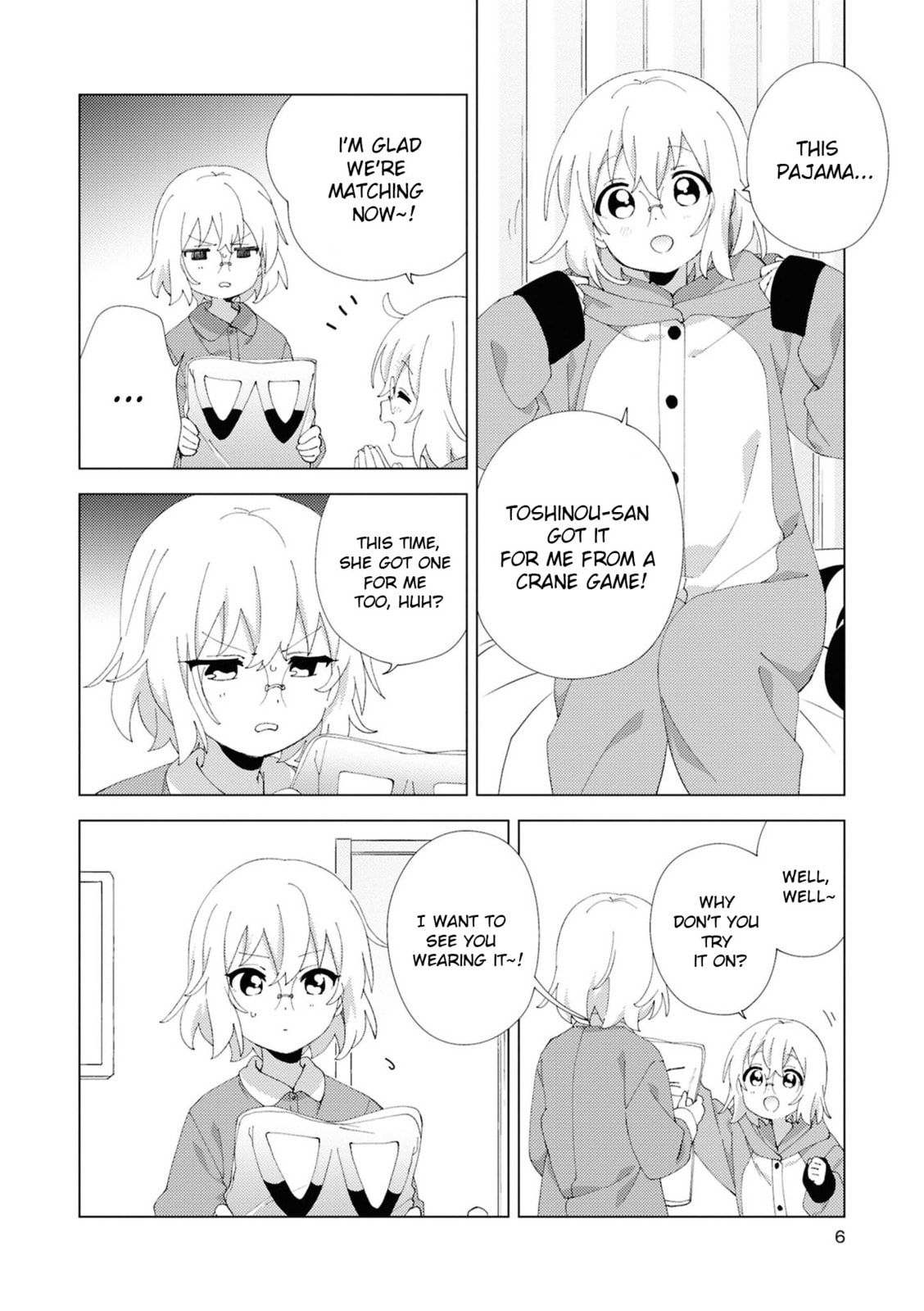 Yuru Yuri Chapter 208.6 page 6 - 