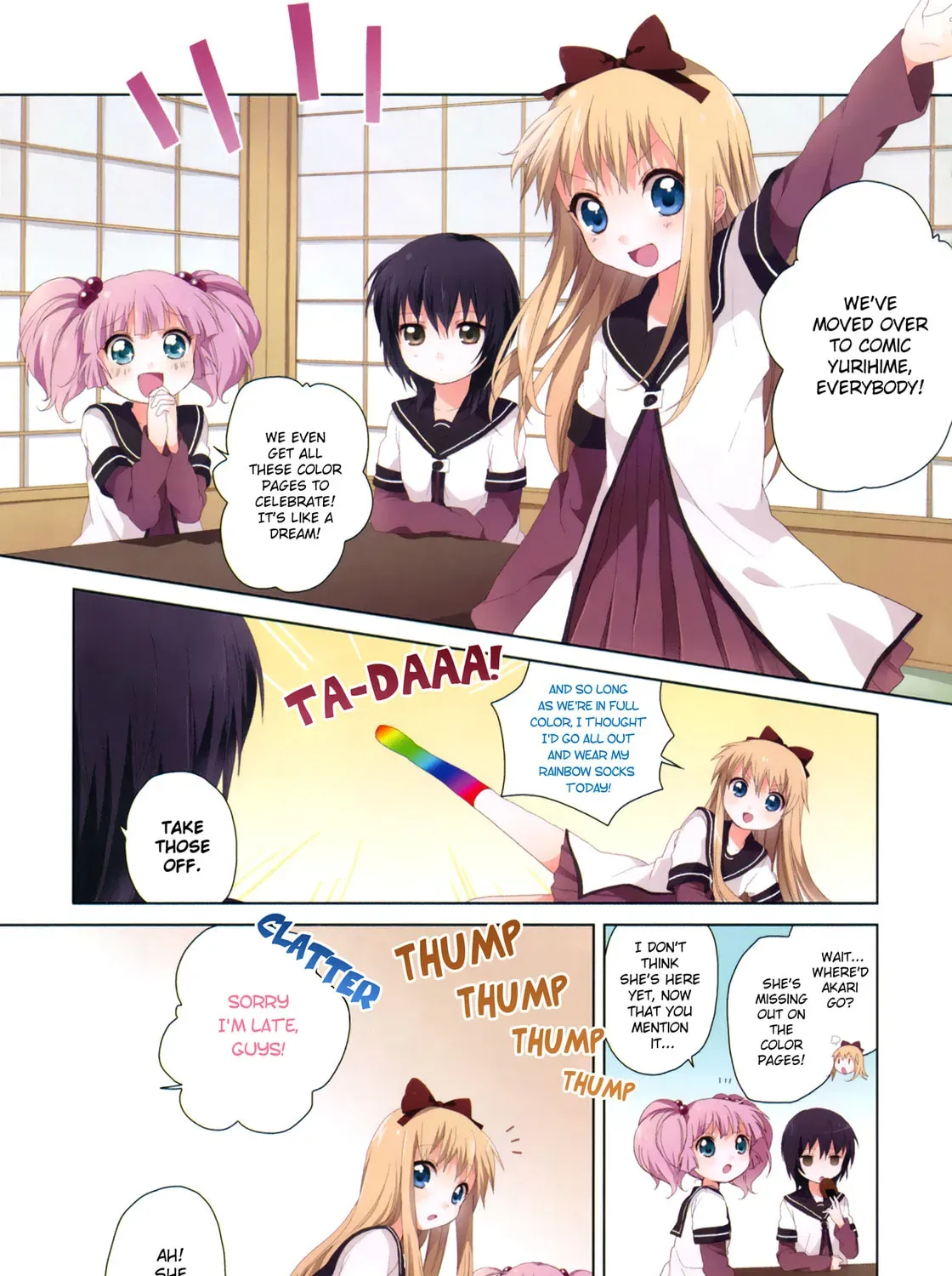 Yuruyuri (Colored) Chapter 4.4 page 9 - 