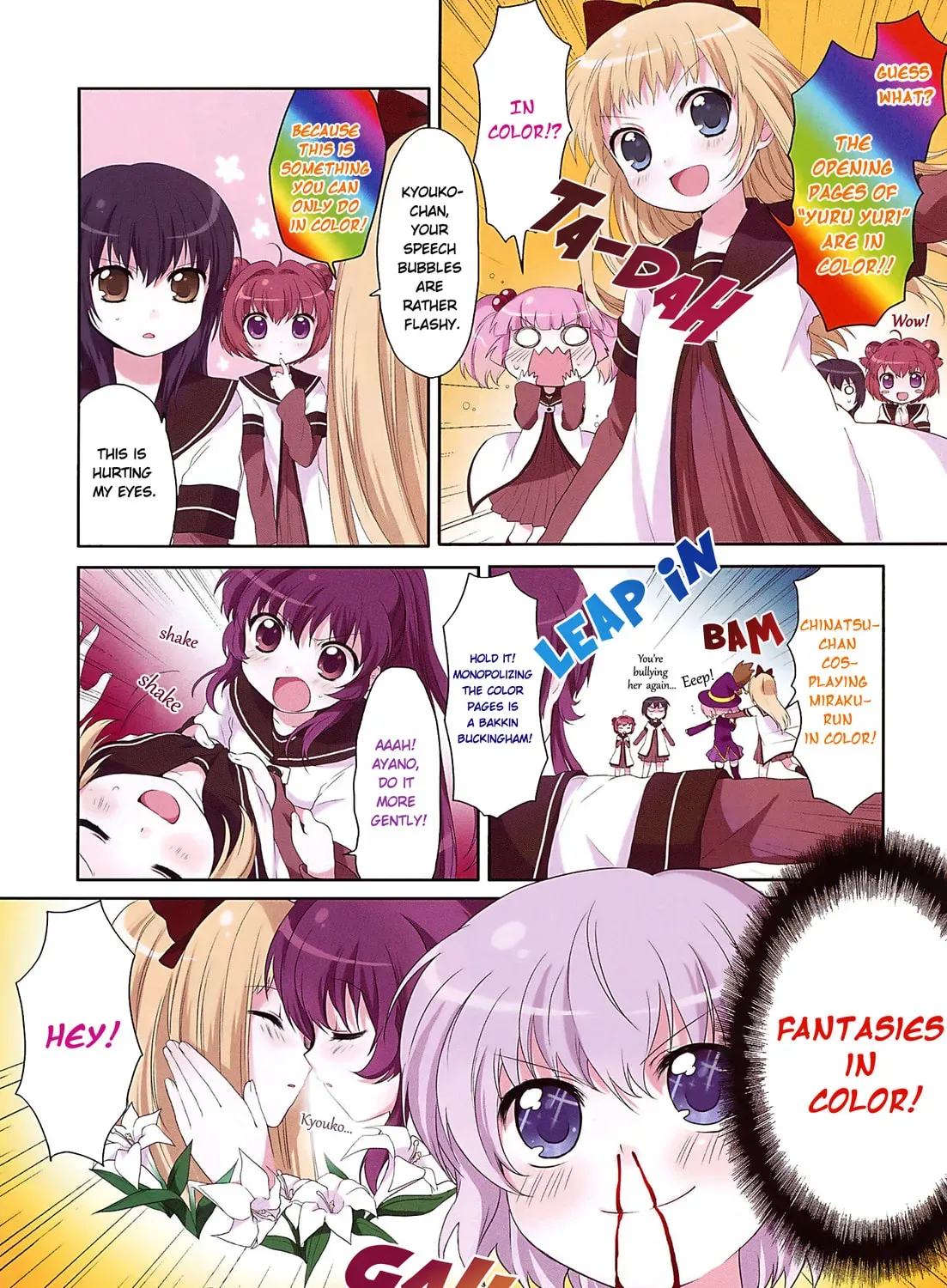 Yuruyuri (Colored) Chapter 6.1 page 1 - 
