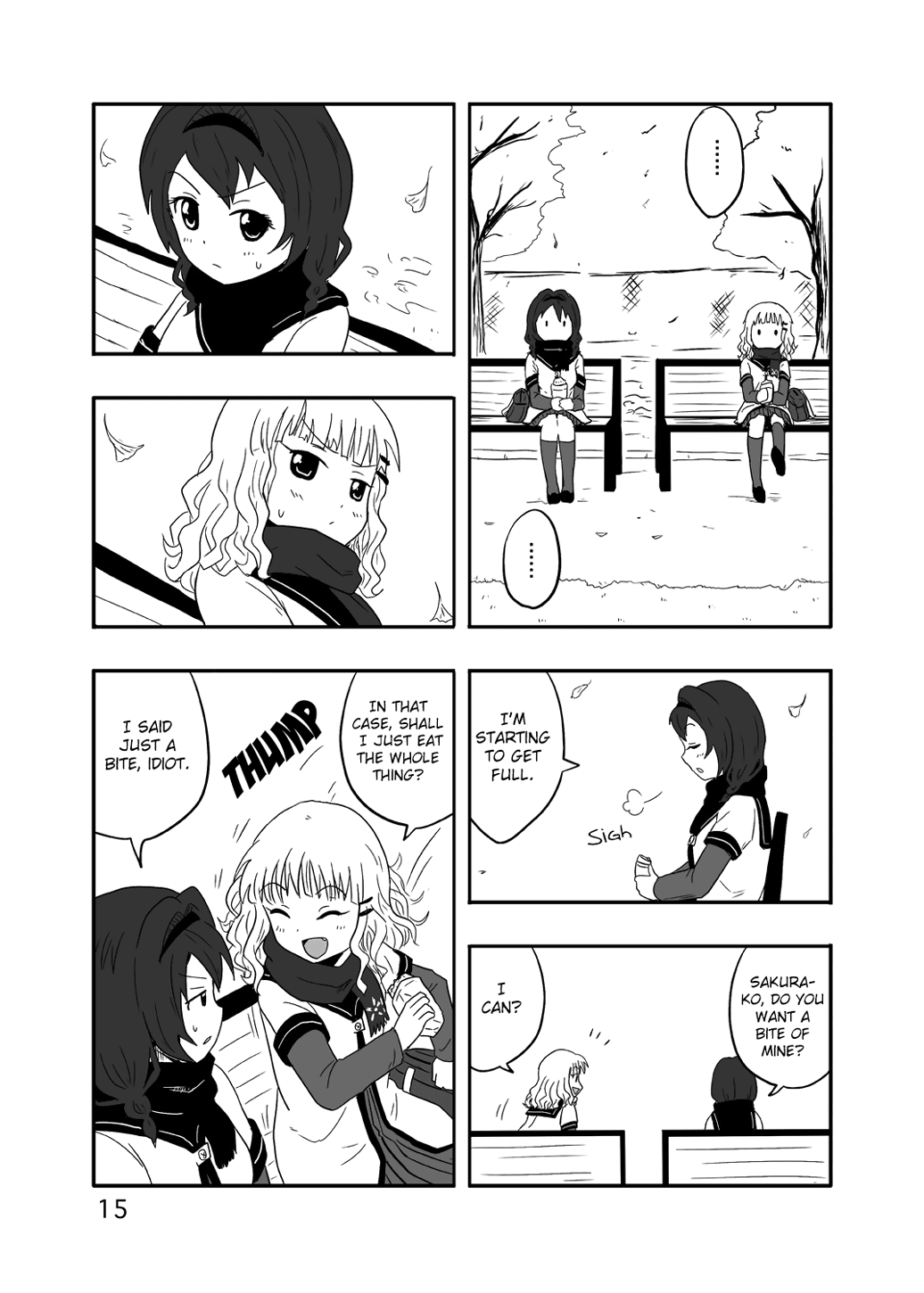 YuruYuri - Sweet Sunflower, Blooming Sakura (Doujinshi) Chapter 1 page 14 - 