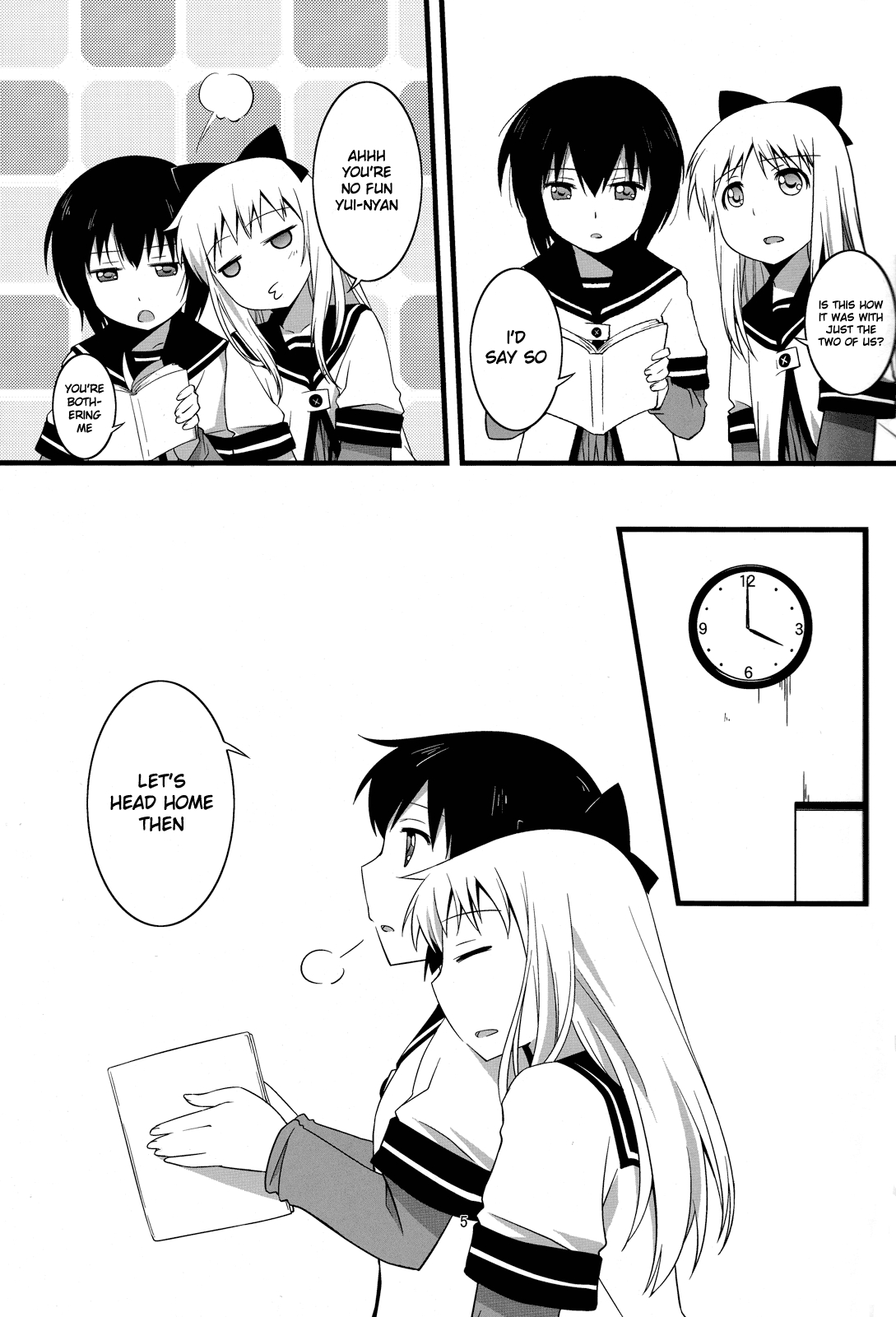 YuruYuri - Yui to Kyouko ga Ichaicha Peropero suru Hon (Doujinshi) Chapter 1 page 4 - 