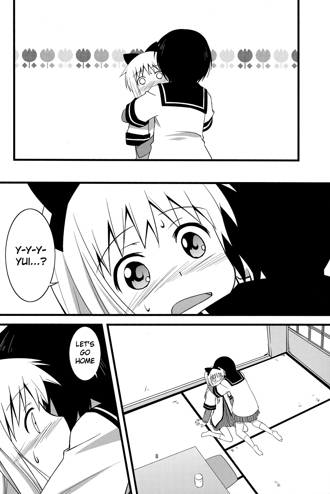 YuruYuri - Yui to Kyouko ga Ichaicha Peropero suru Hon (Doujinshi) Chapter 1 page 7 - 