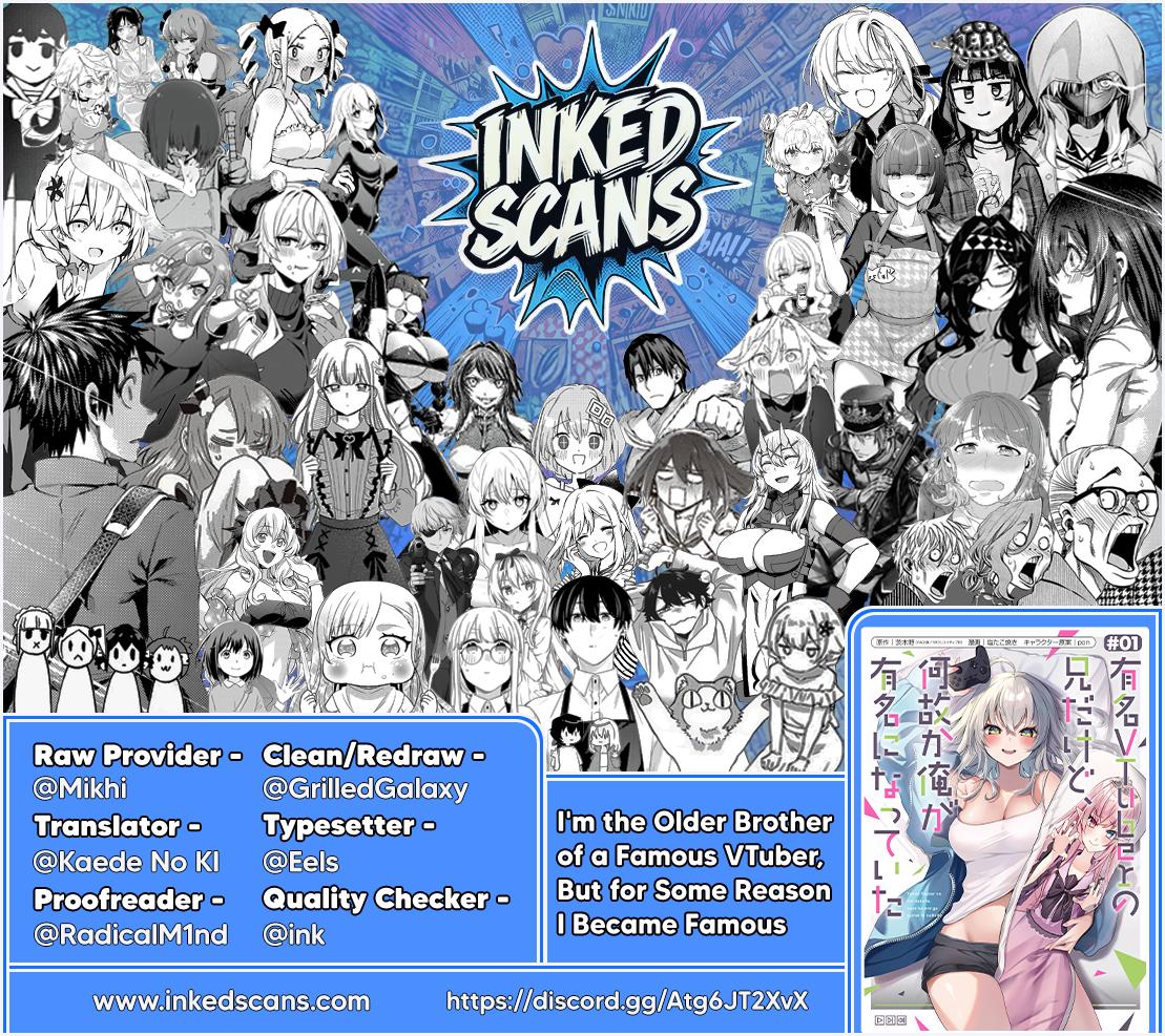 Yuumei VTuber no Ani Dakedo, Nazeka Ore ga Yuumei ni Natteita Chapter 21 page 22 - 