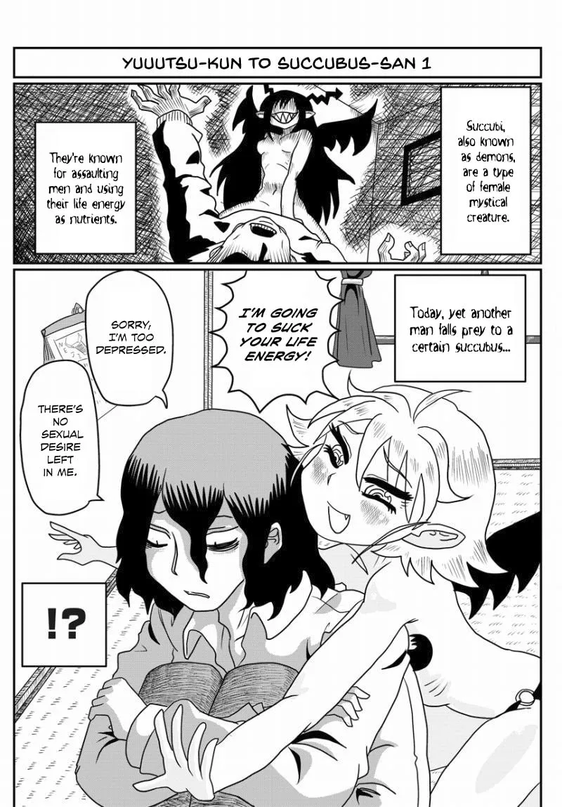 Yuuutsu-kun to Succubus-san Chapter 1 page 2 - 