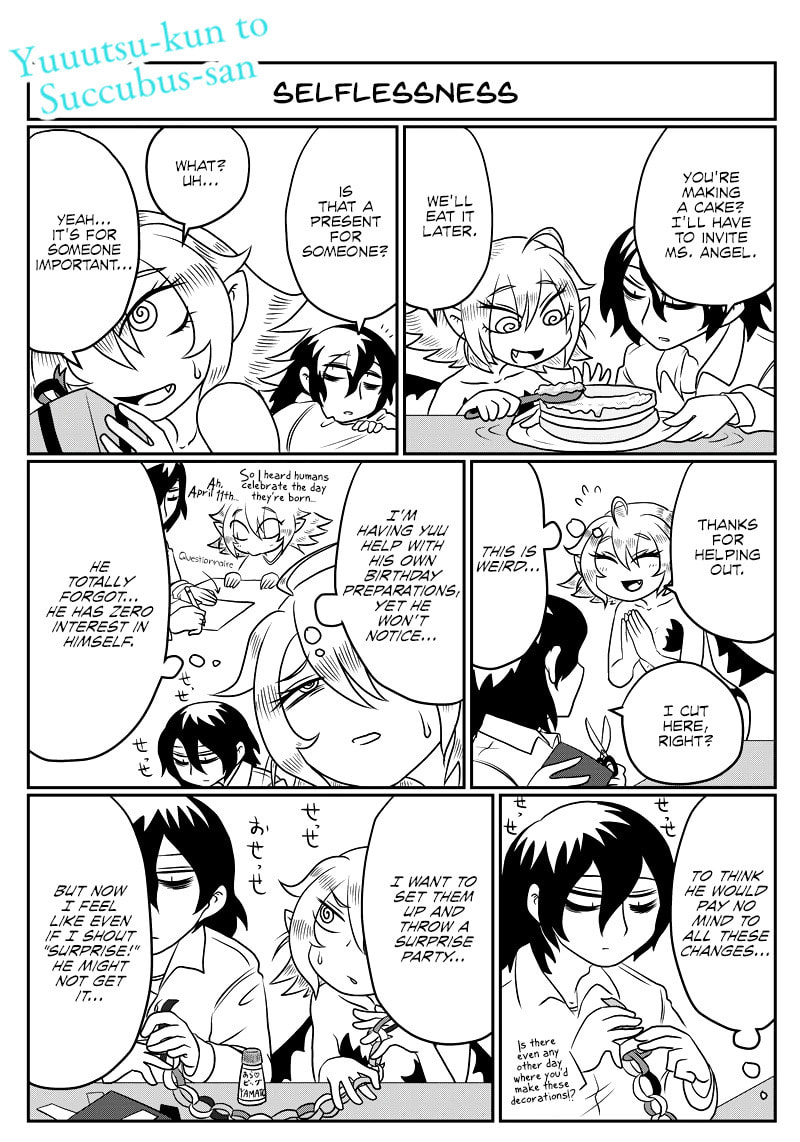 Yuuutsu to Succubus-san Chapter 80 page 1 - 