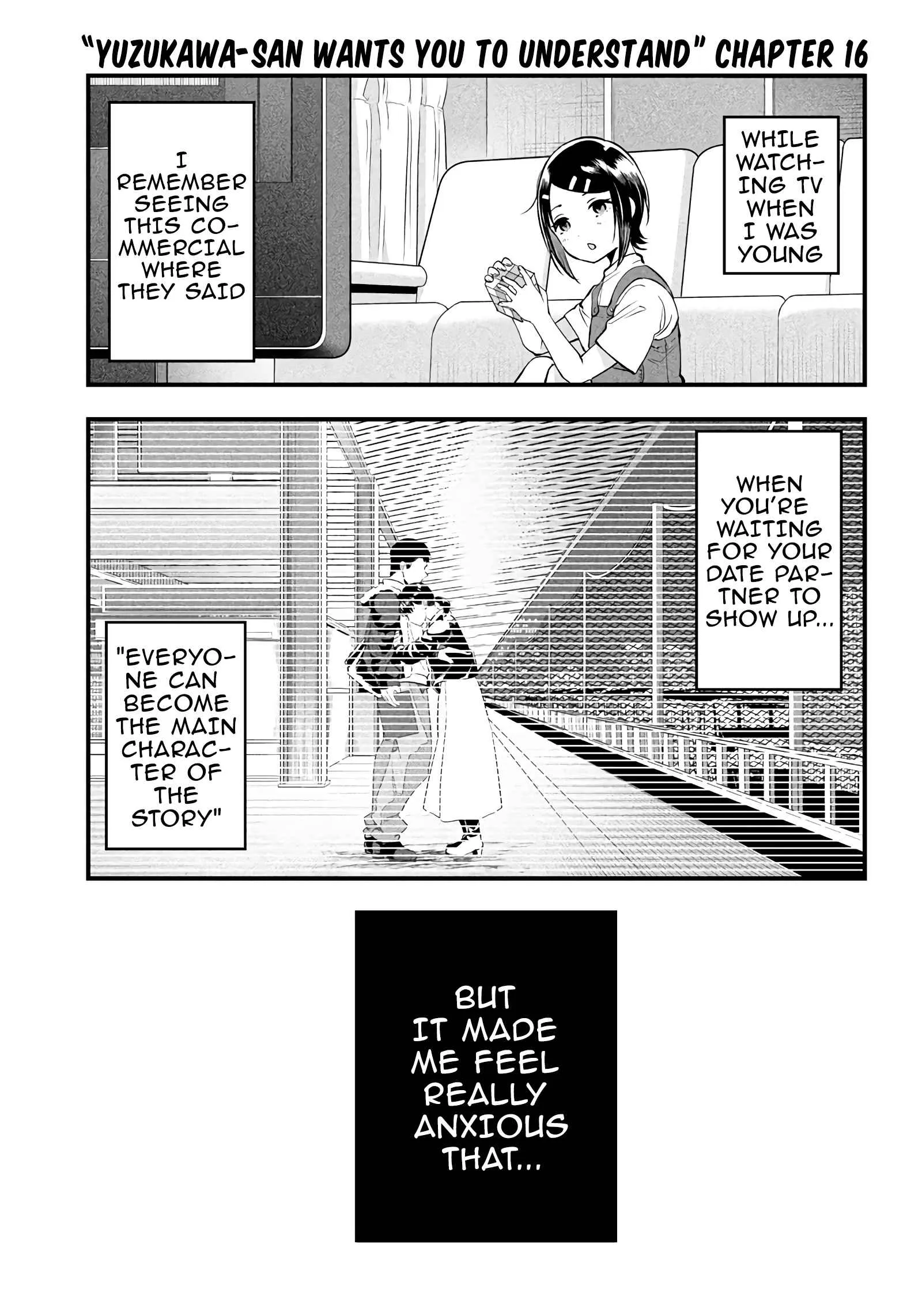 Yuzukawa-san Wants Him To Understand. Chapter 16 page 1 - 