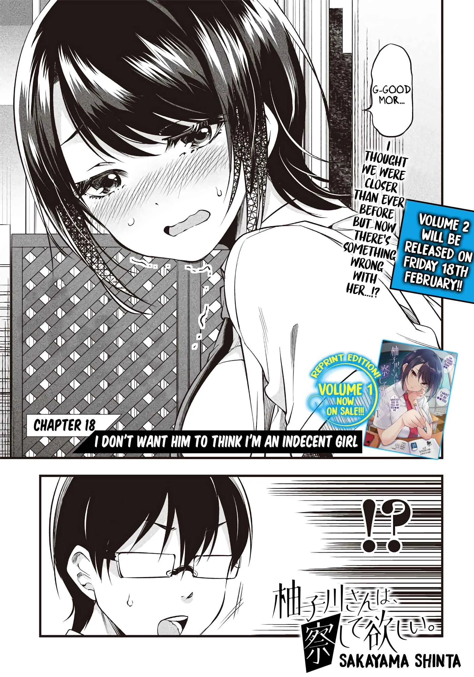 Yuzukawa-san Wants Him To Understand. Chapter 18 page 3 - 