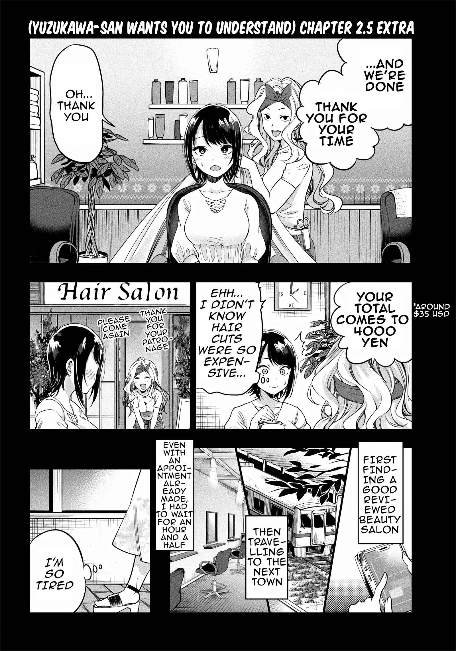 Yuzukawa-san Wants Him To Understand. Chapter 2.5 page 1 - 