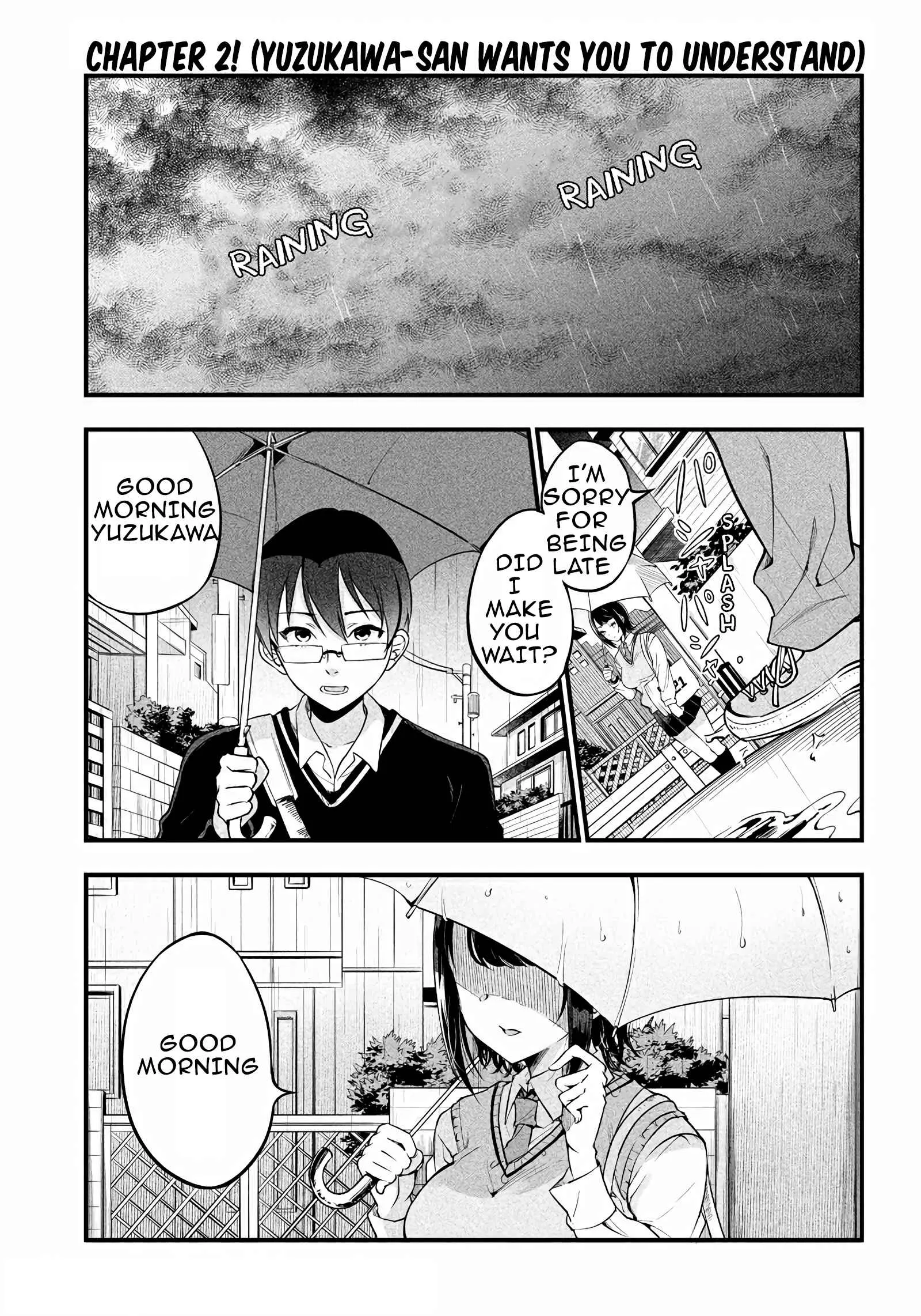 Yuzukawa-san Wants Him To Understand. Chapter 2 page 1 - 
