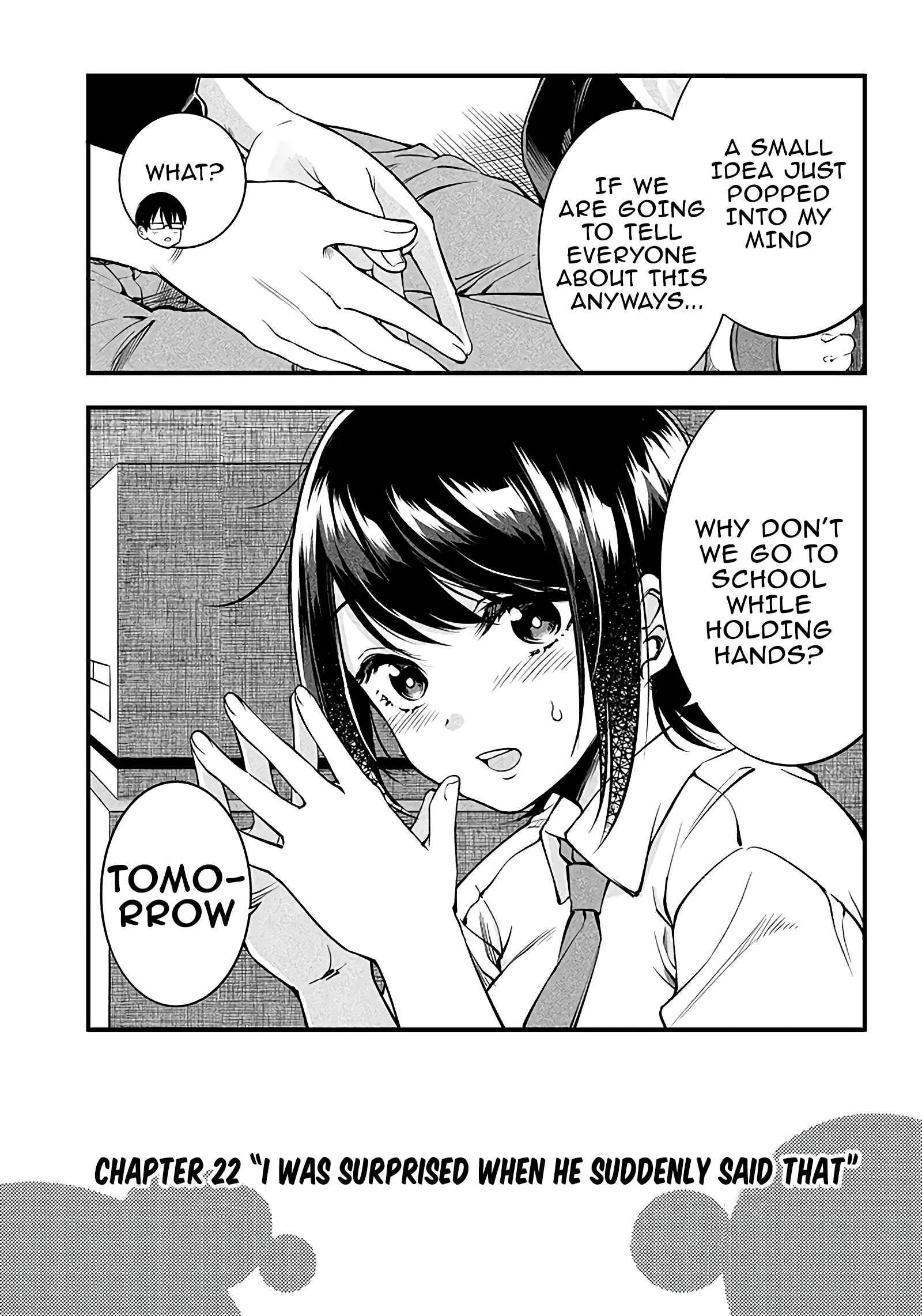 Yuzukawa-san Wants Him To Understand. Chapter 22 page 3 - 