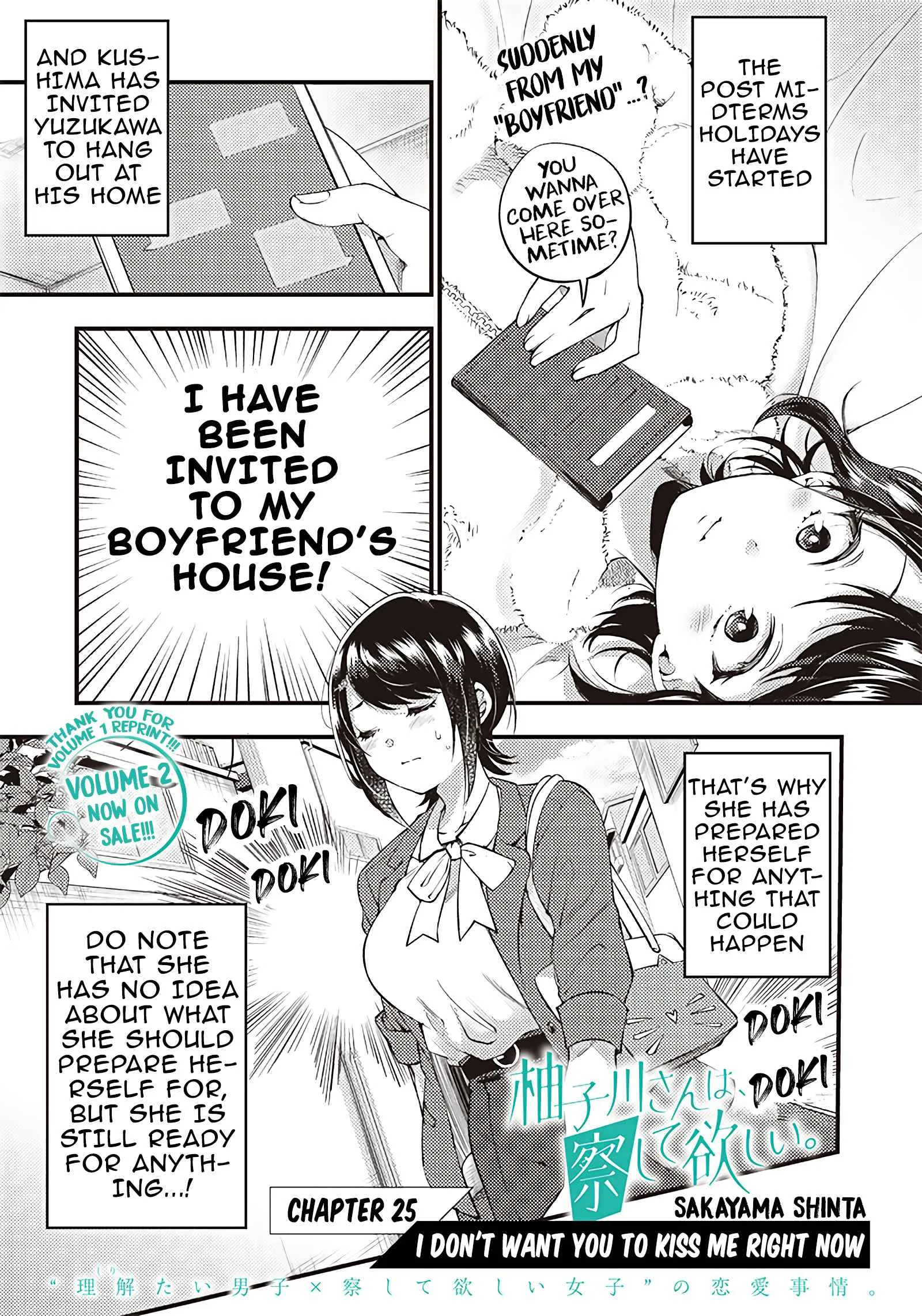 Yuzukawa-san Wants Him To Understand. Chapter 25 page 1 - 