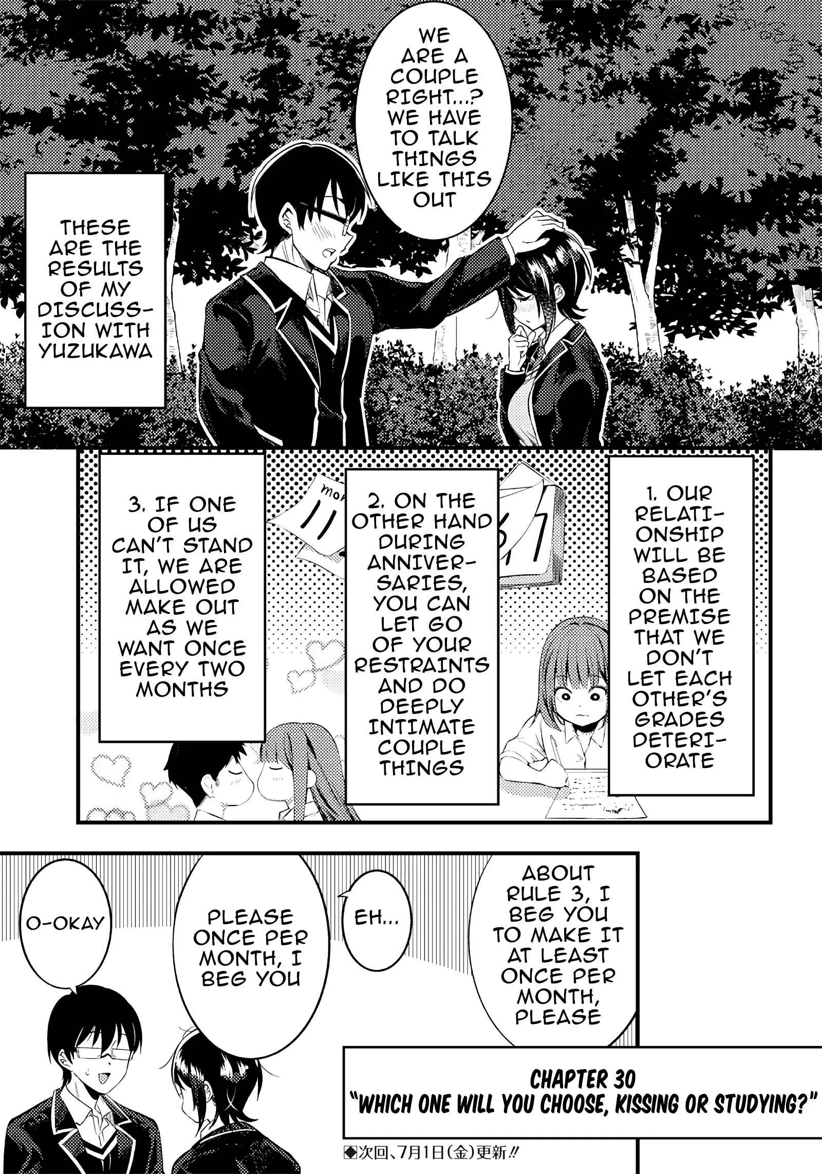 Yuzukawa-san Wants Him To Understand. Chapter 30 page 17 - 